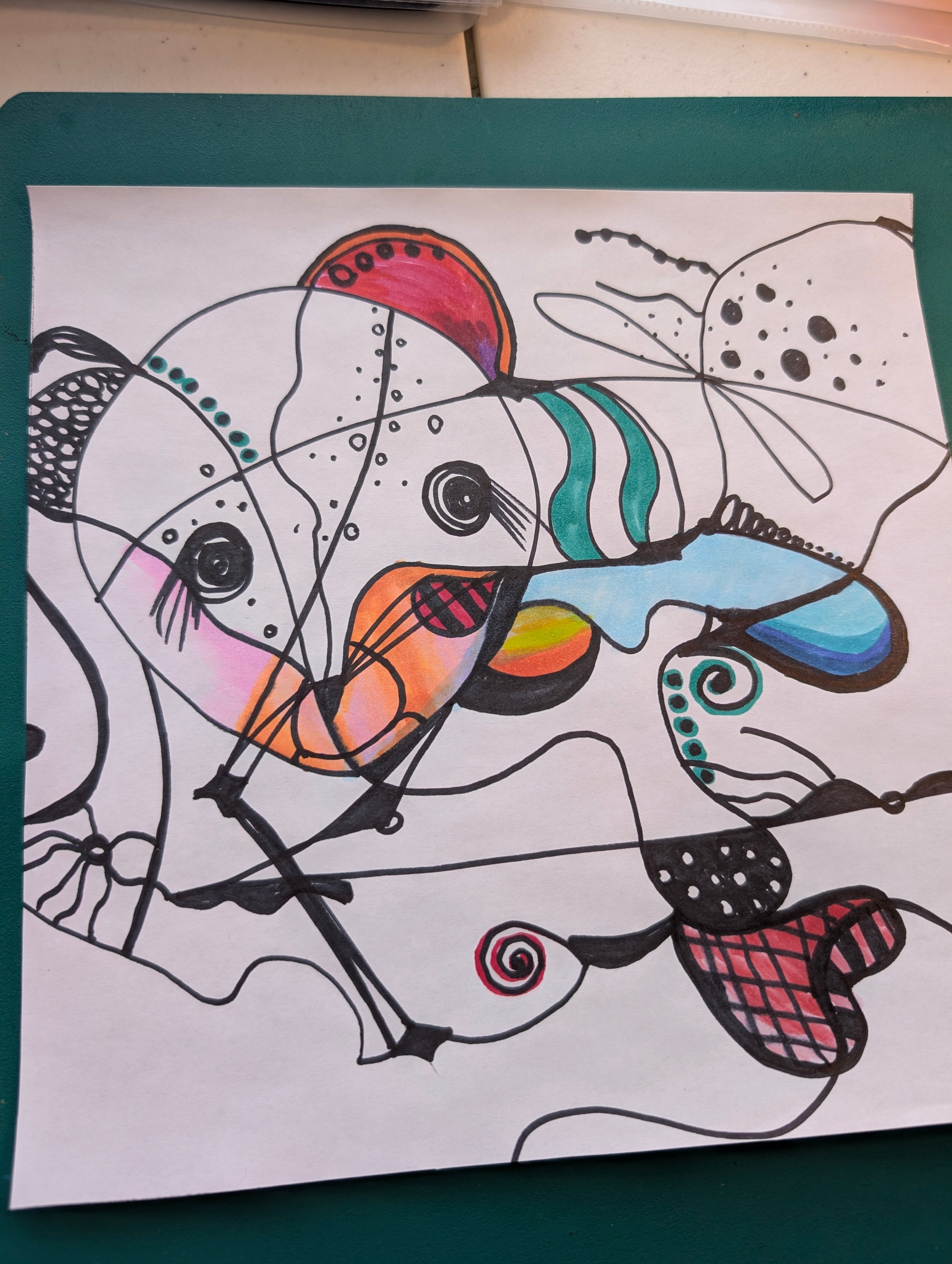 Neurographic Art revisited: a soothing activity you can share with grandma