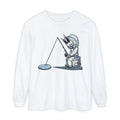 Lone Fisher Long Sleeve Tee — Cute Space Fisherman Graphic