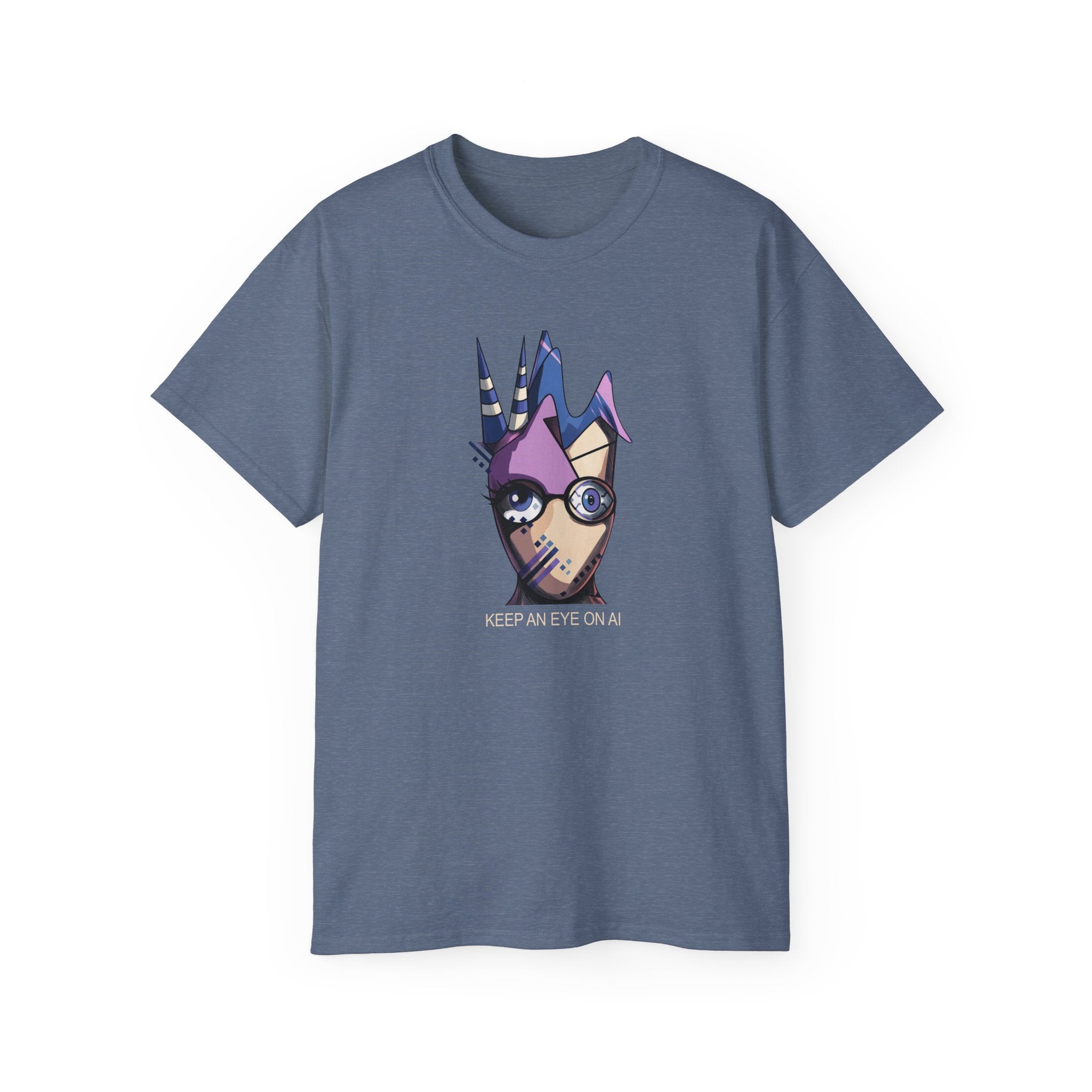 Keep An Eye On AI — Quirky Cyberpunk Graphic Tee