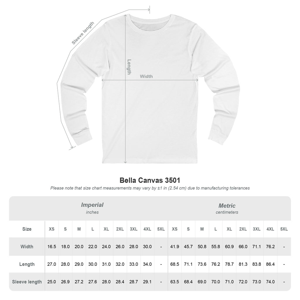Long Sleeve Tee — Hand-Drawn Floral Vase Illustration