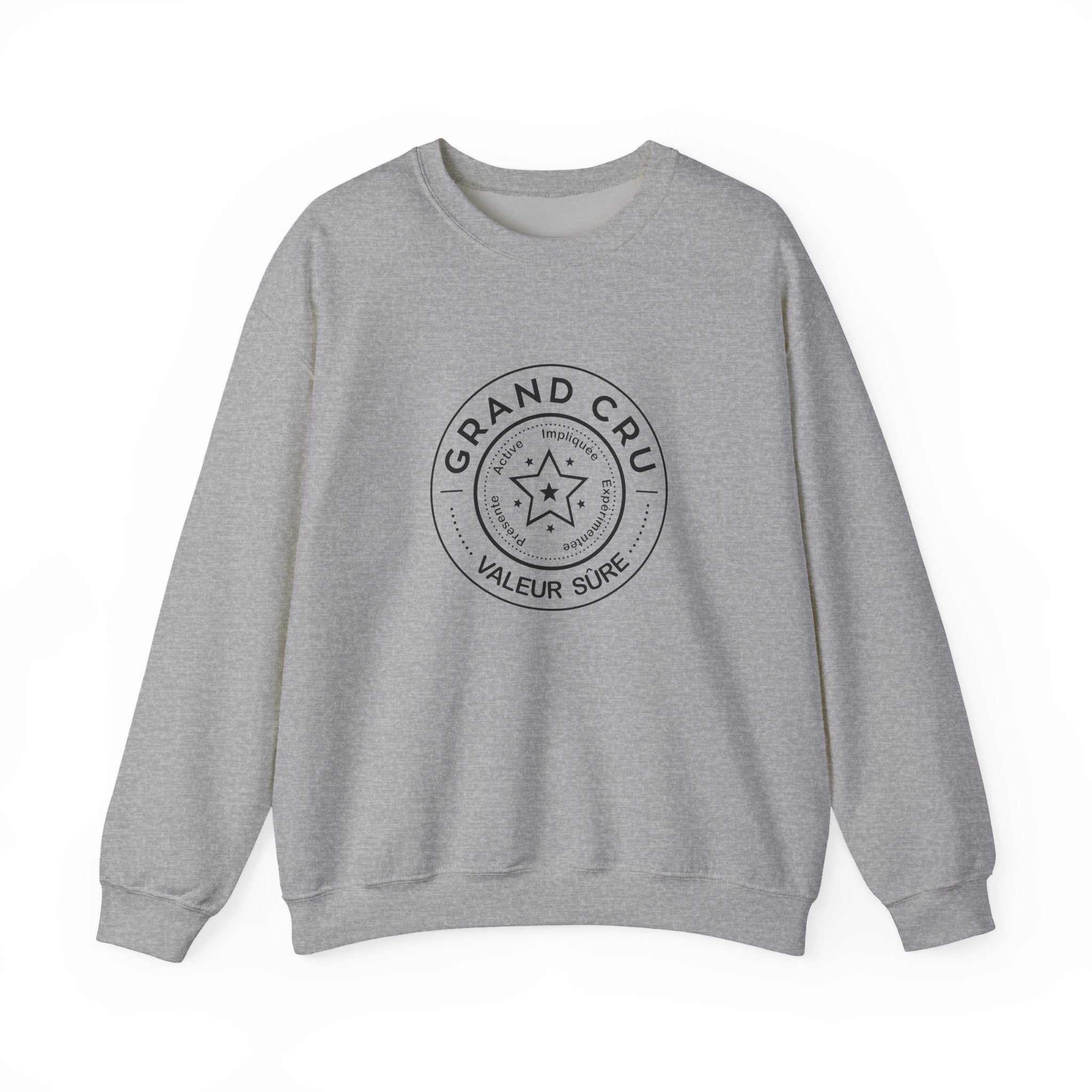 Grand Cru Sweatshirt — Comfortable 'Grandmothers Get Better With Time' Crewneck