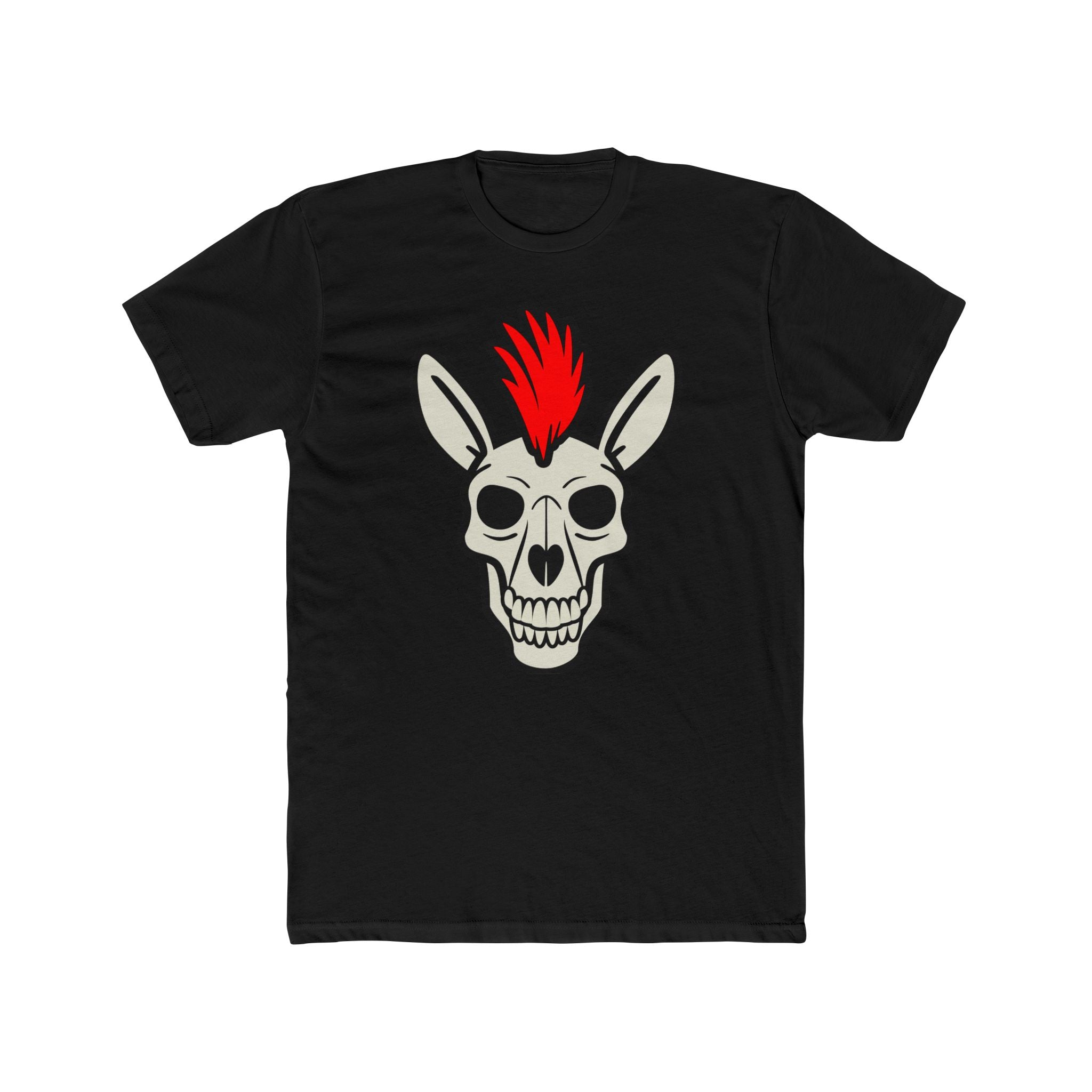 Punk Rock Skull Tee, Unisex Graphic T-Shirt, Casual Wear, Concert Outfit, Edgy Apparel, Perfect Gift for Music Lovers