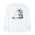 T-shirt à manches longues Lone Fisher — Motif graphique mignon de pêcheur de l'espace
