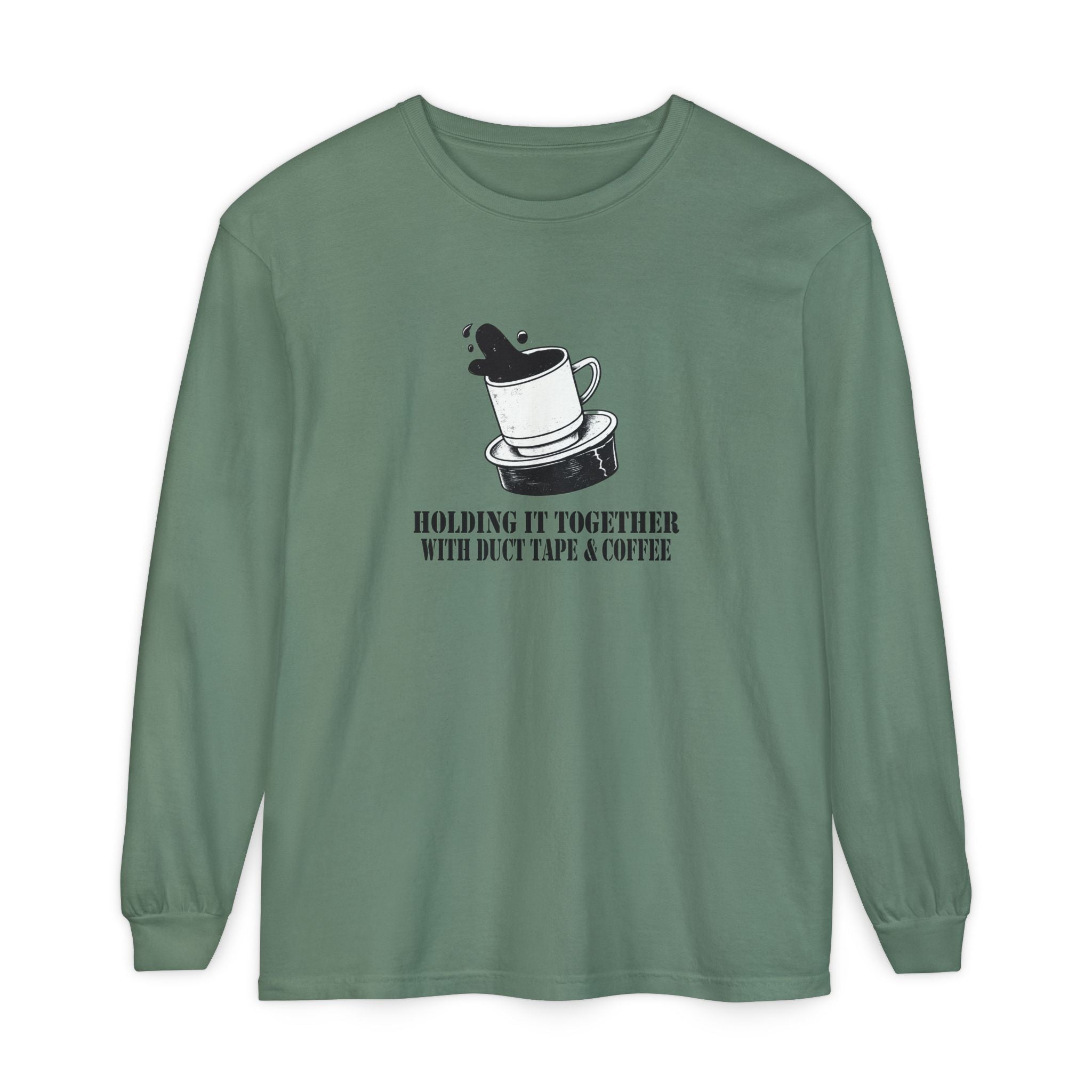 Graphic T-Shirt for Overworked People – Duct Tape and Coffee Shirt