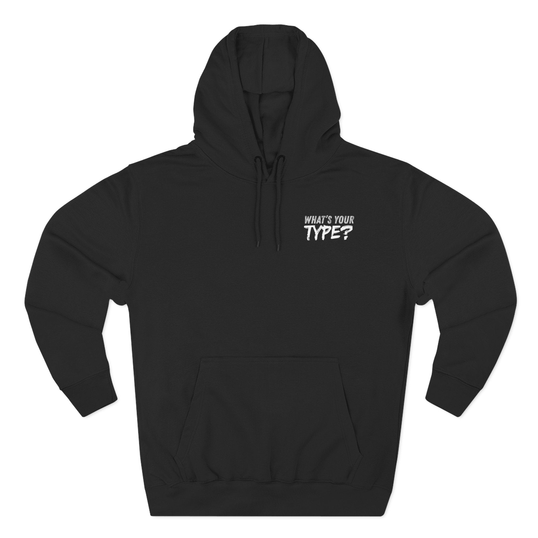 Slightly Rebellious Cat Woman Hoodie — "What's Your Type ?"