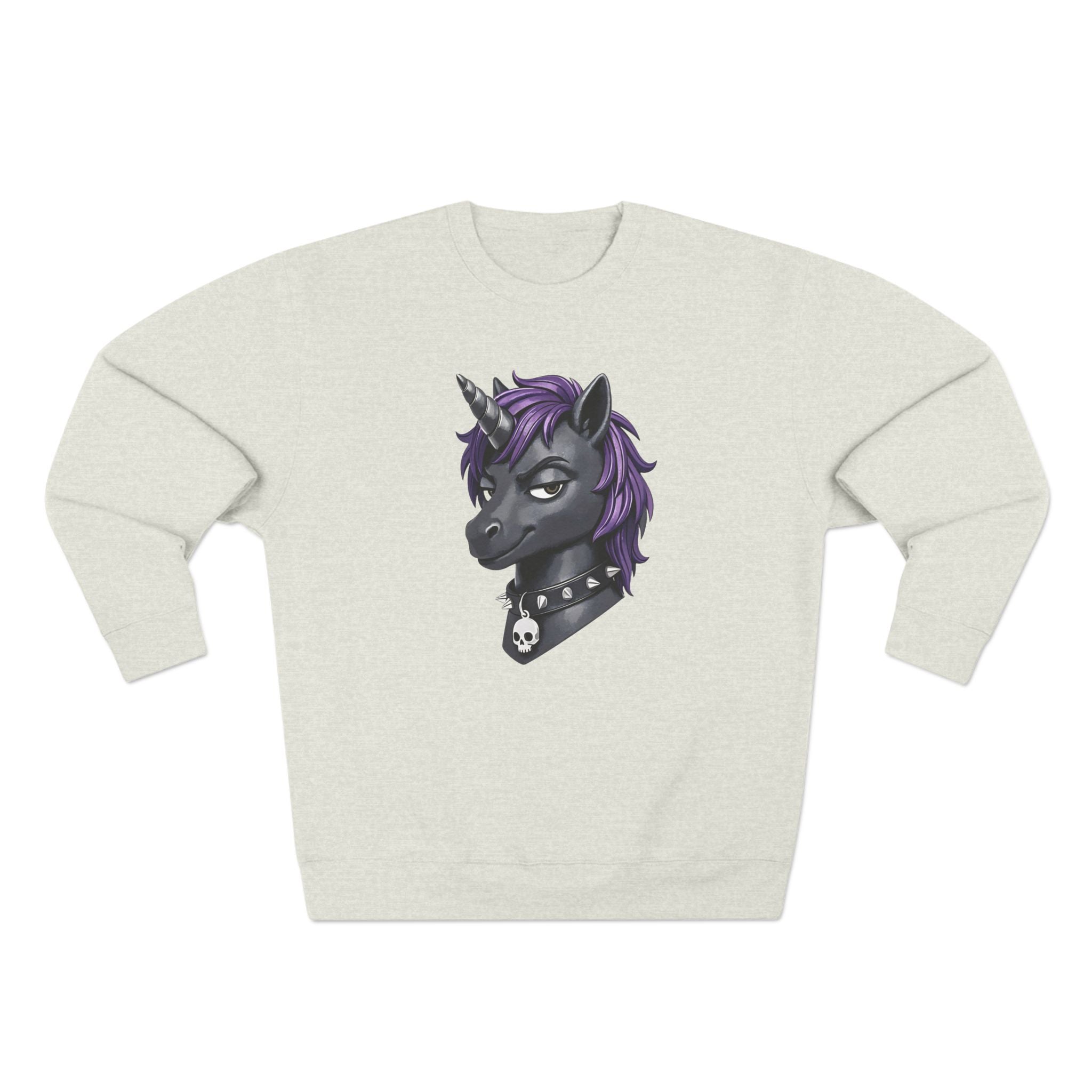 Rebel Unicorn Unisex Crewneck Sweatshirt