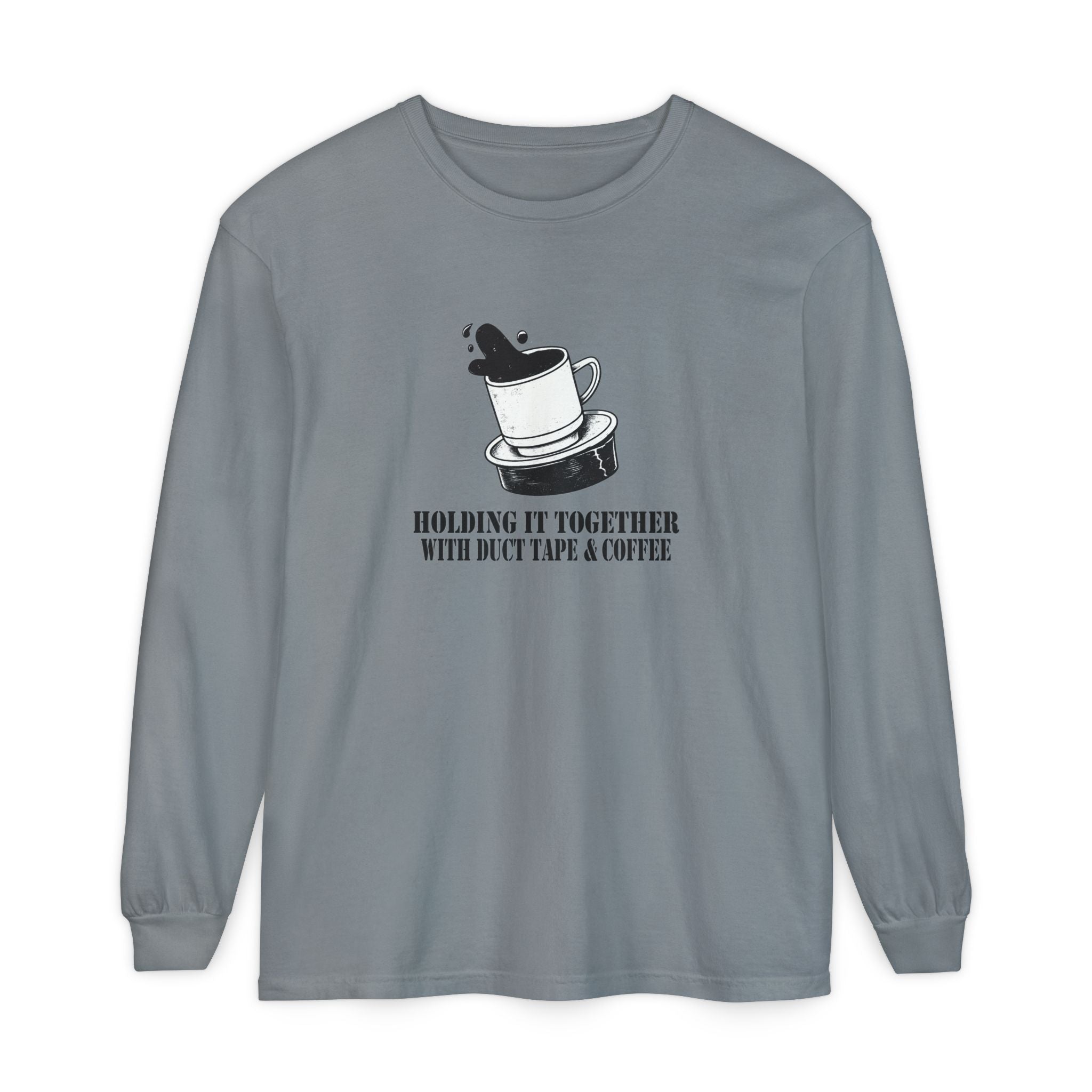 Graphic T-Shirt for Overworked People – Duct Tape and Coffee Shirt