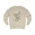 Beige Artist graphic sweatshirt with graphic design on a white background