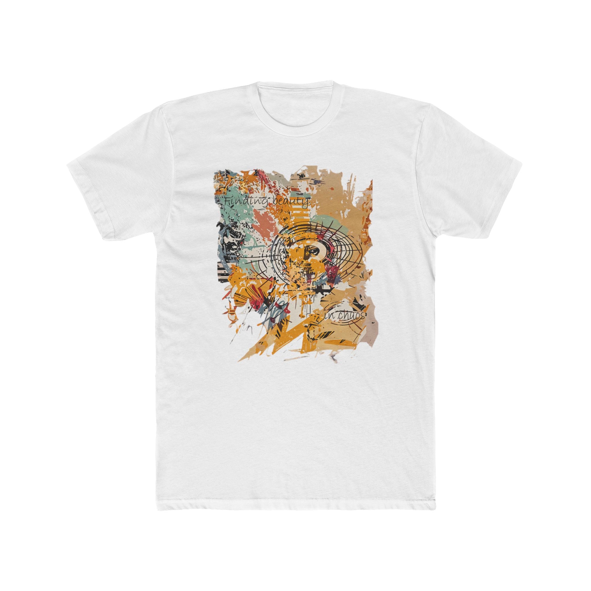Finding Beauty in Chaos T-Shirt – Abstract Art Graphic Tee for Creative Souls