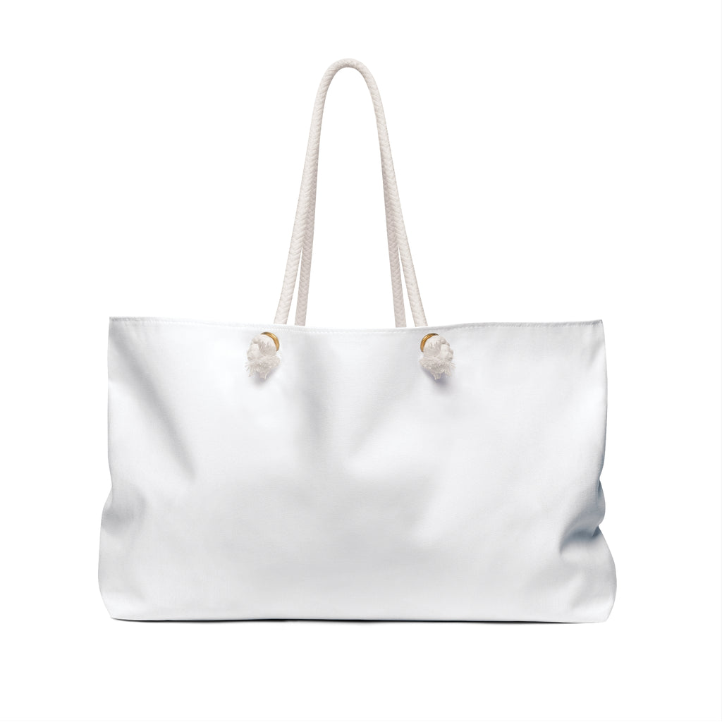 Floral Maze Weekender Bag — Pink Blossom Travel Tote