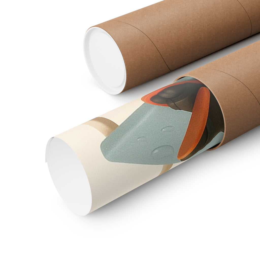 Hot Dog Vacation Poster — Funny Cute Sausage Wall Art for Kitchen, Bar & Summer Vibes