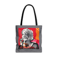 Tote Bag — 'Invisible no more.' Pop Art Flower Portrait Tote