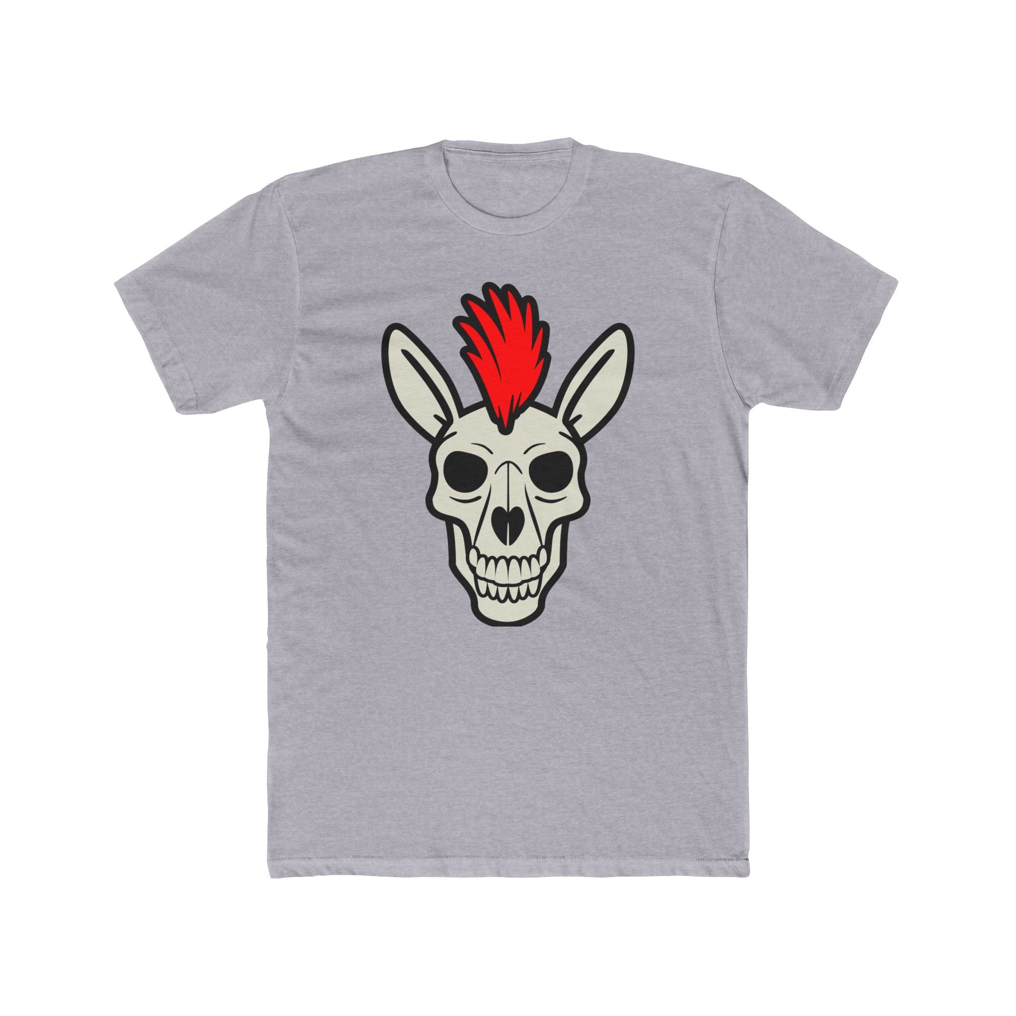 Punk Rock Skull Tee, Unisex Graphic T-Shirt, Casual Wear, Concert Outfit, Edgy Apparel, Perfect Gift for Music Lovers