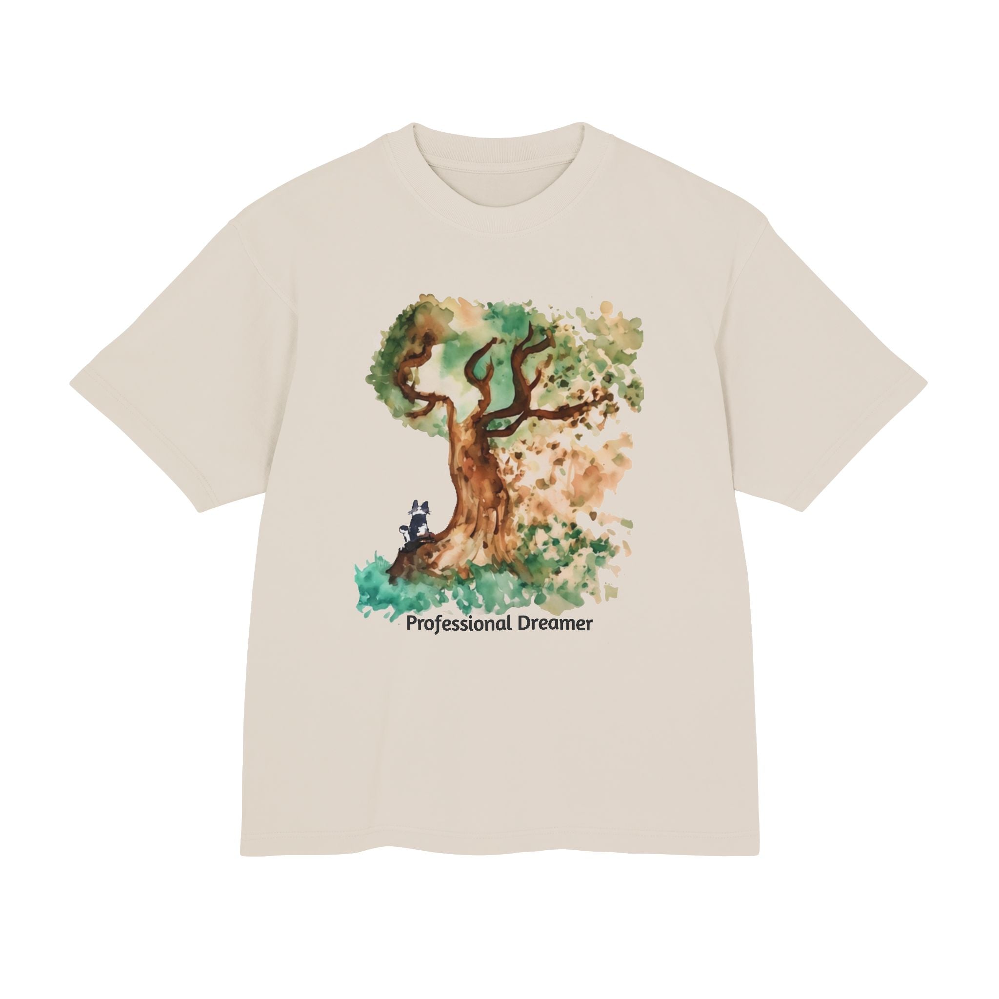 Tree Tee — T-shirt d'art aquarelle "Rêveuse professionnelle"