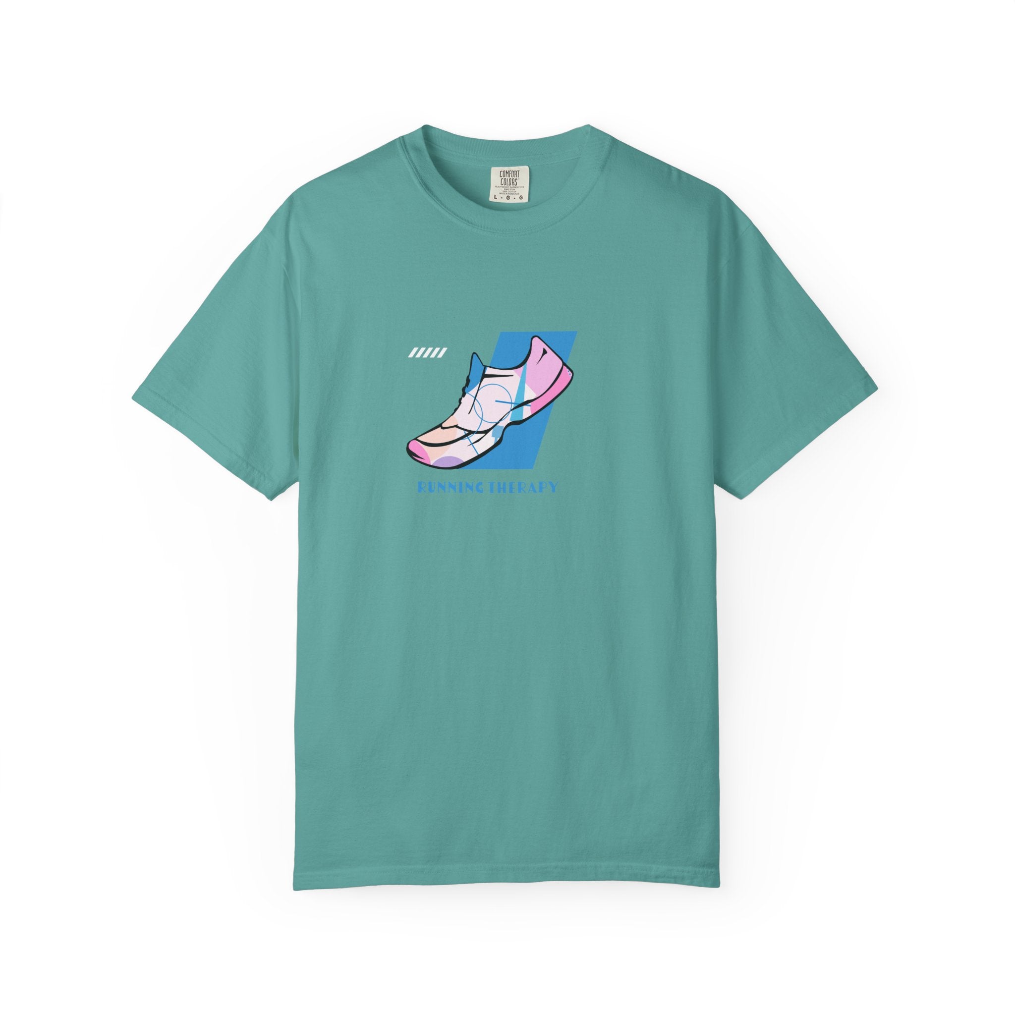 Runner Graphic T-Shirt — 'Running Therapy' Sneaker Tee