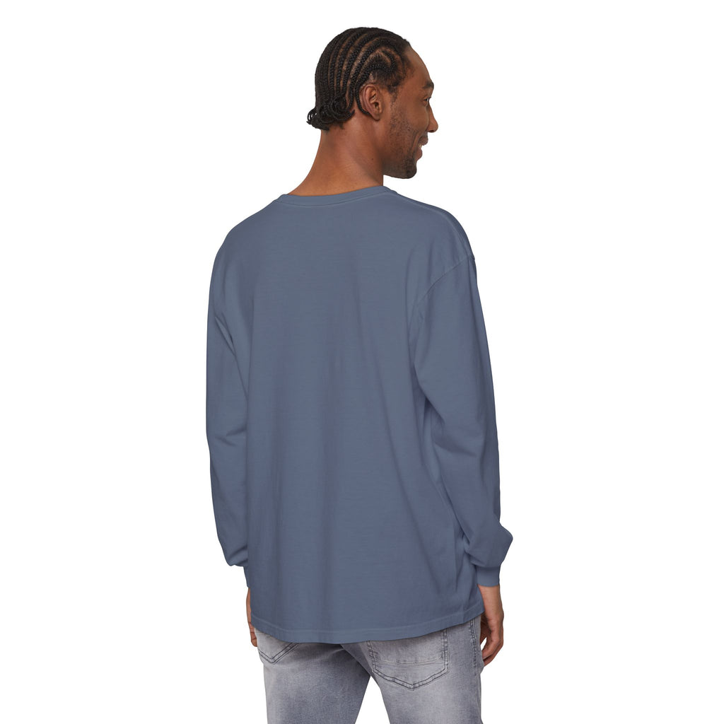 Lone Fisher Long Sleeve Tee — Space Fisherman Graphic