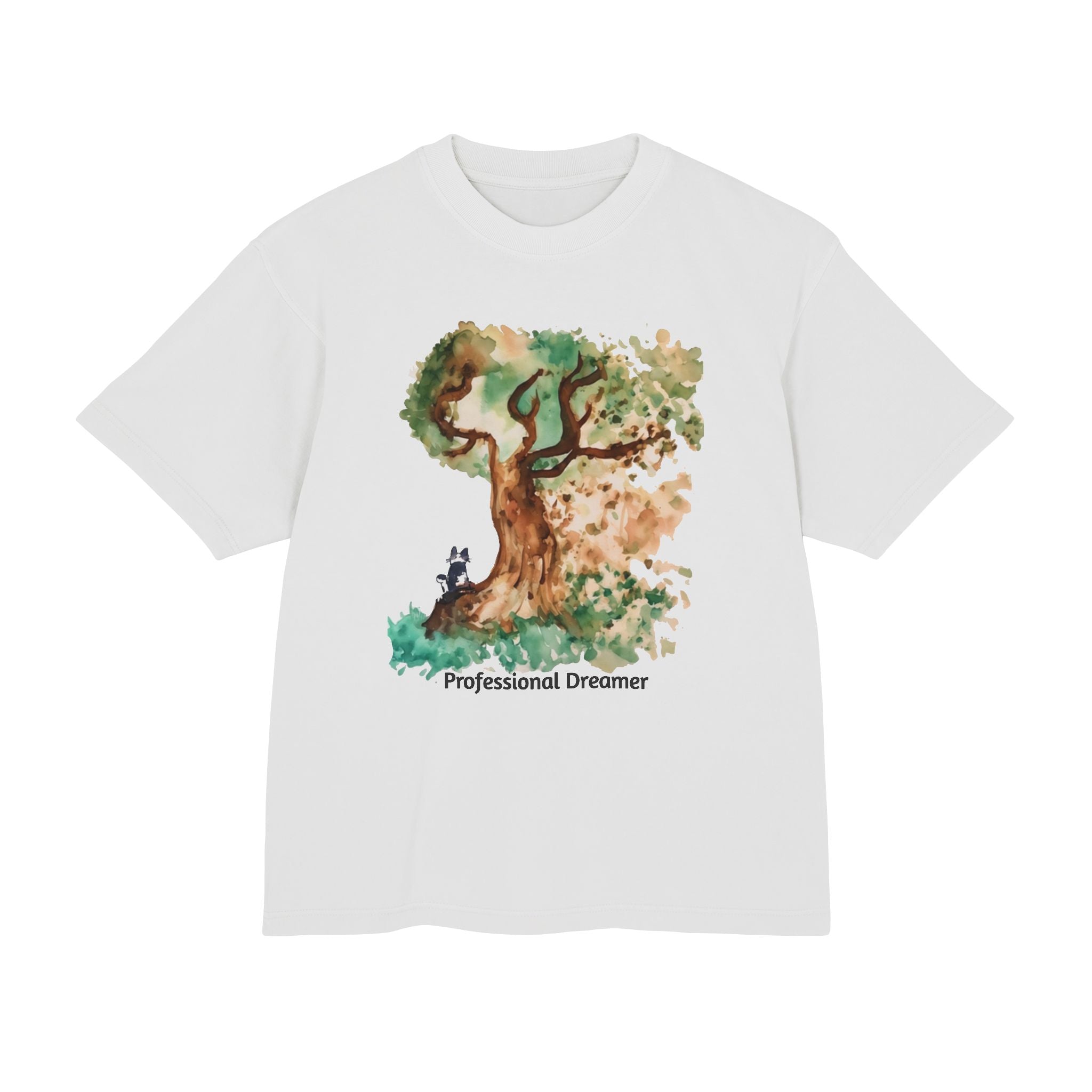 Tree Tee — T-shirt d'art aquarelle "Rêveuse professionnelle"