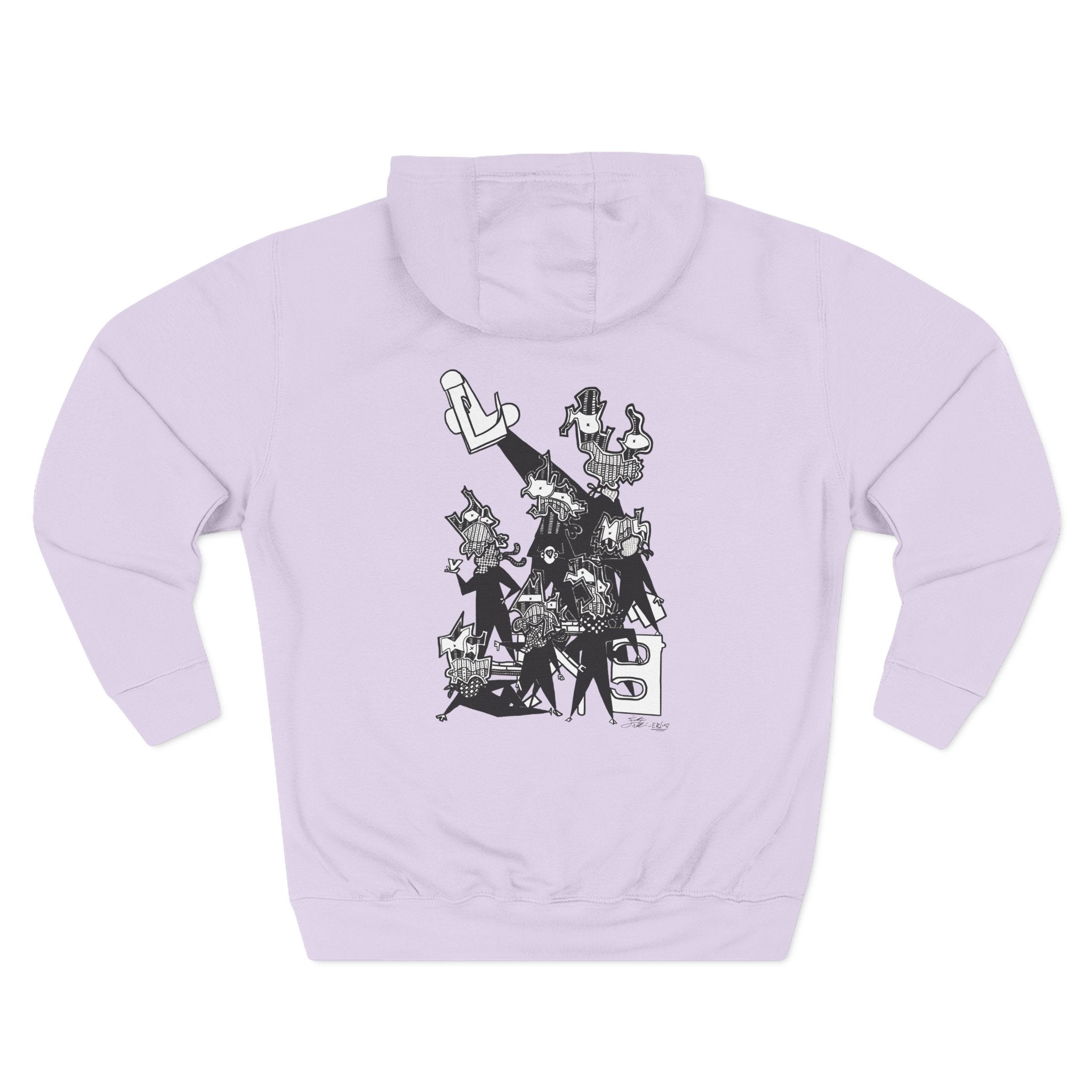 Graphic Soft Pullover  —   Love Hoodie