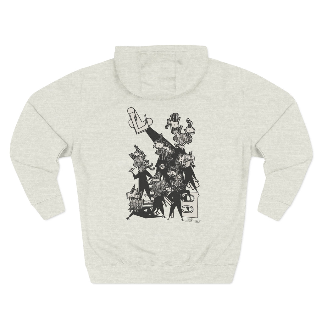 Graphic Fleece Pullover  —   Love Hoodie
