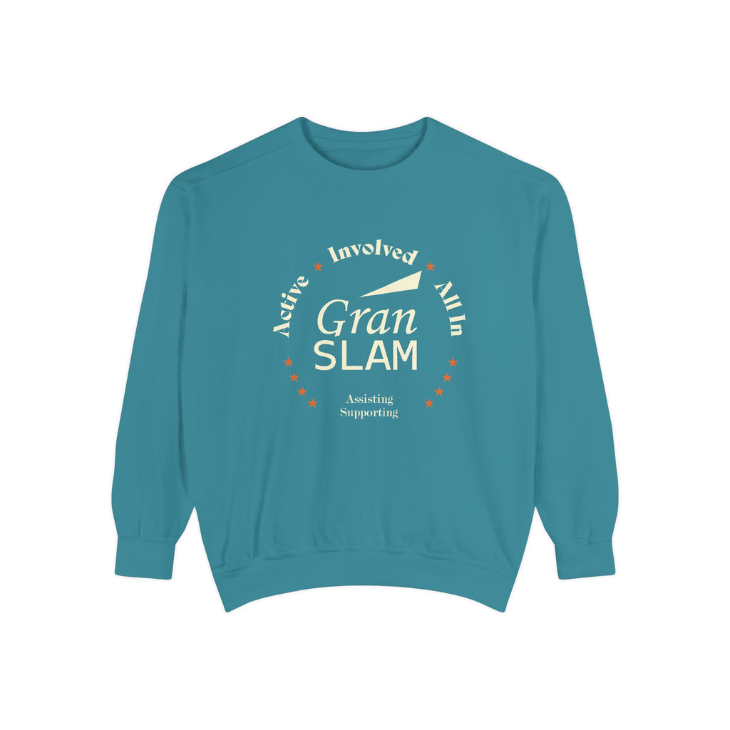 Sweat-shirt. Cadeau pour une grand-mère active | Texte en anglais: Gran Slam