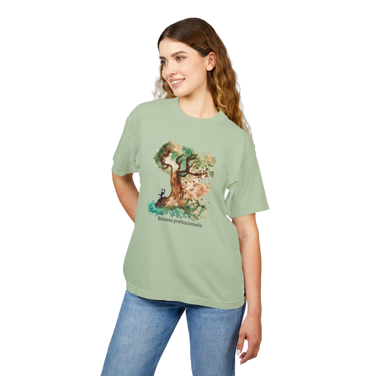 Tree Tee — "Rêveuse Professionnelle" Watercolor Art T-Shirt