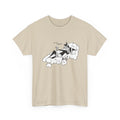 T-Shirt for teen — Minimalist Cloud Surfer Illustration Tee