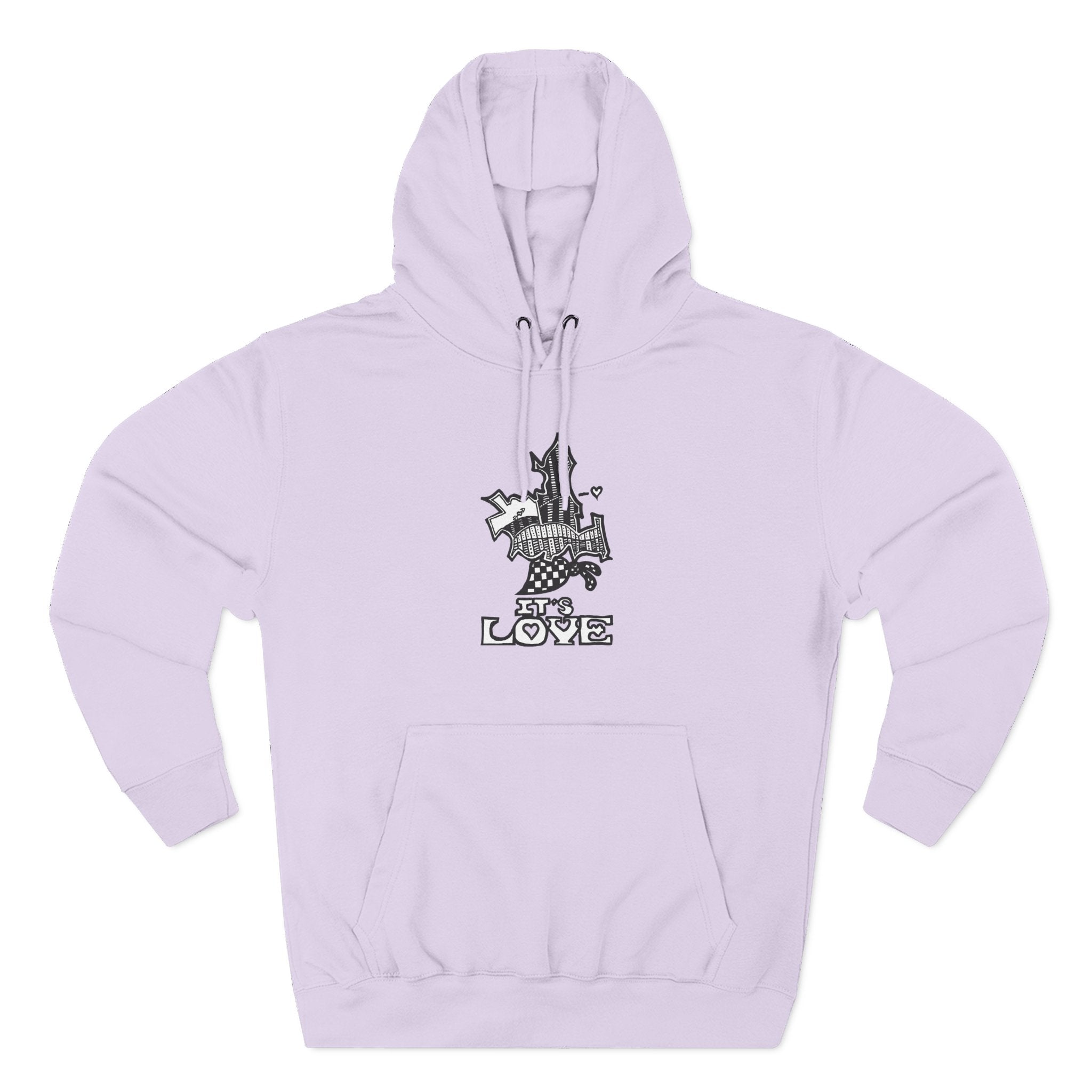 Graphic Soft Pullover  —   Love Hoodie