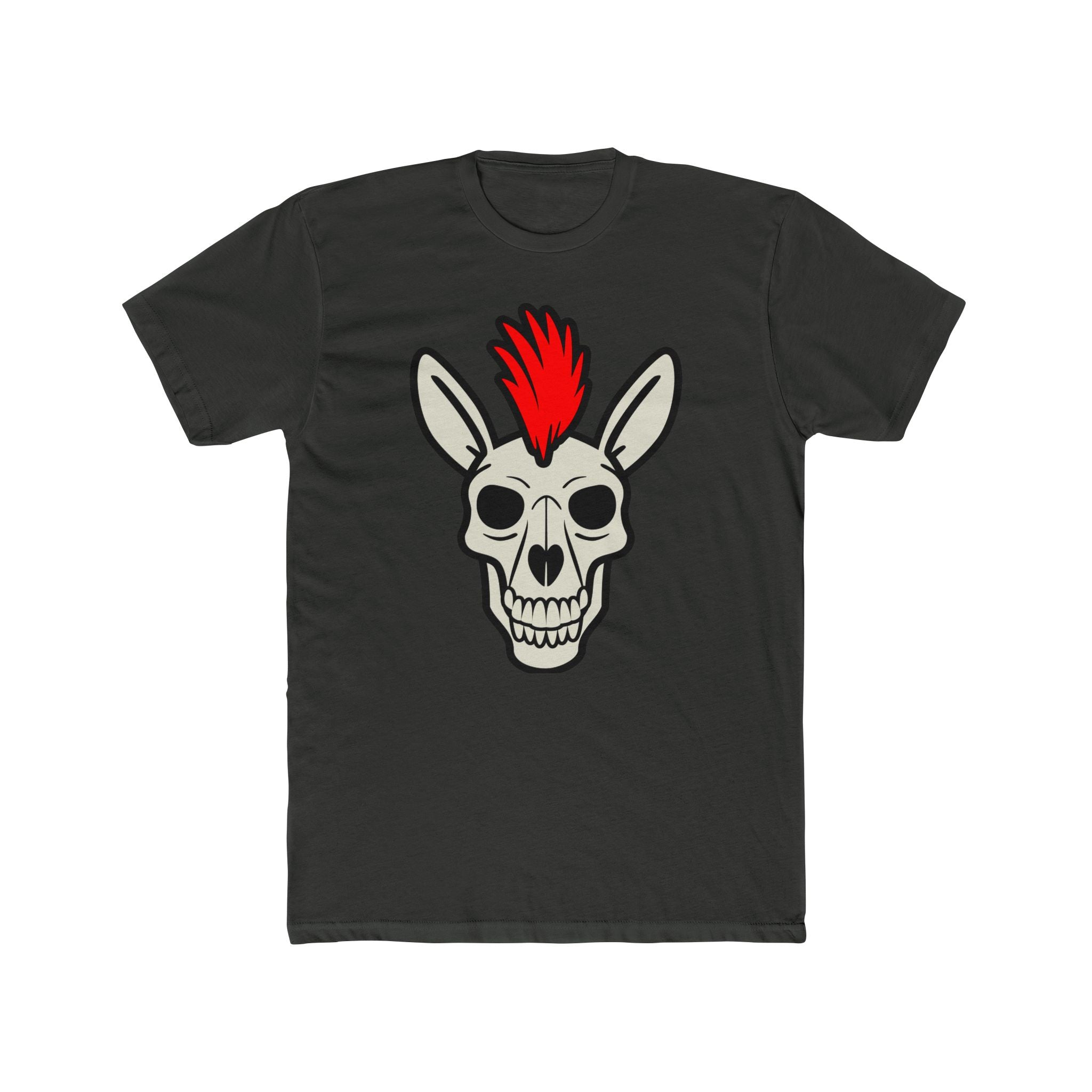 Punk Rock Skull Tee, Unisex Graphic T-Shirt, Casual Wear, Concert Outfit, Edgy Apparel, Perfect Gift for Music Lovers