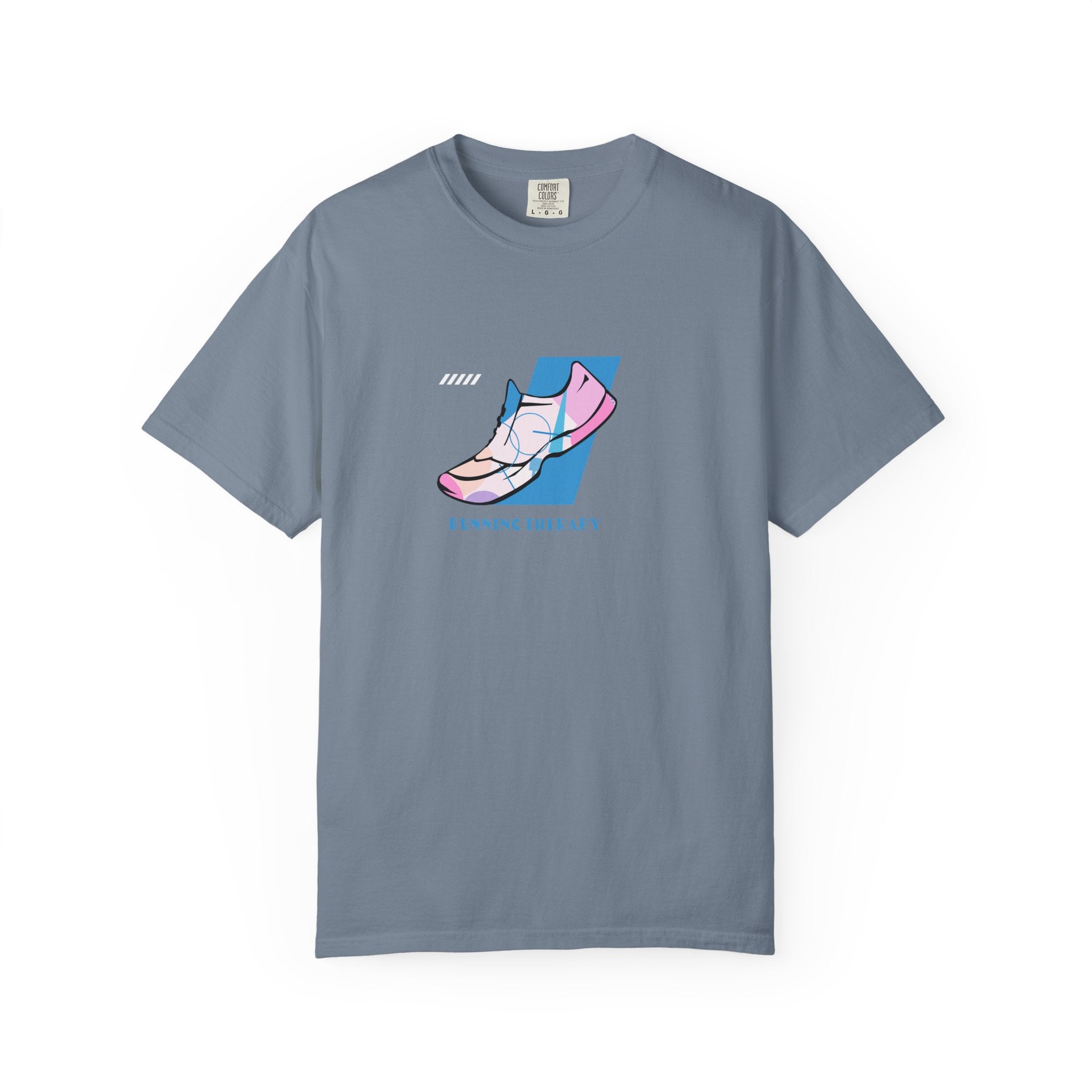 Runner Graphic T-Shirt — 'Running Therapy' Sneaker Tee