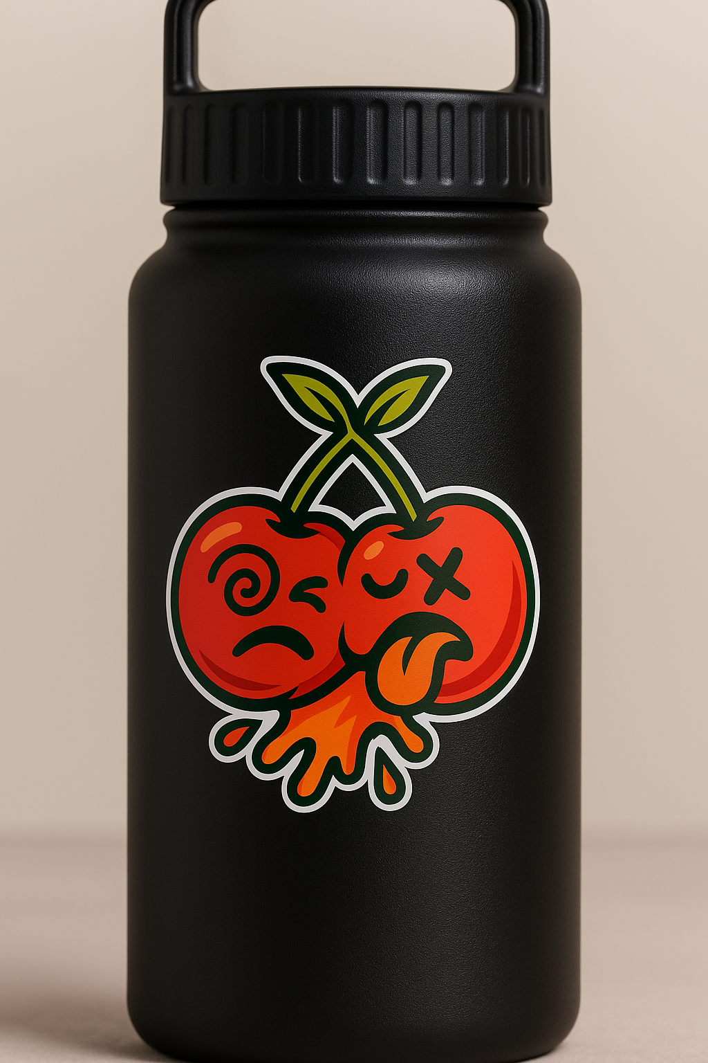 Crush Cherries Sticker — Cute & Edgy Decal