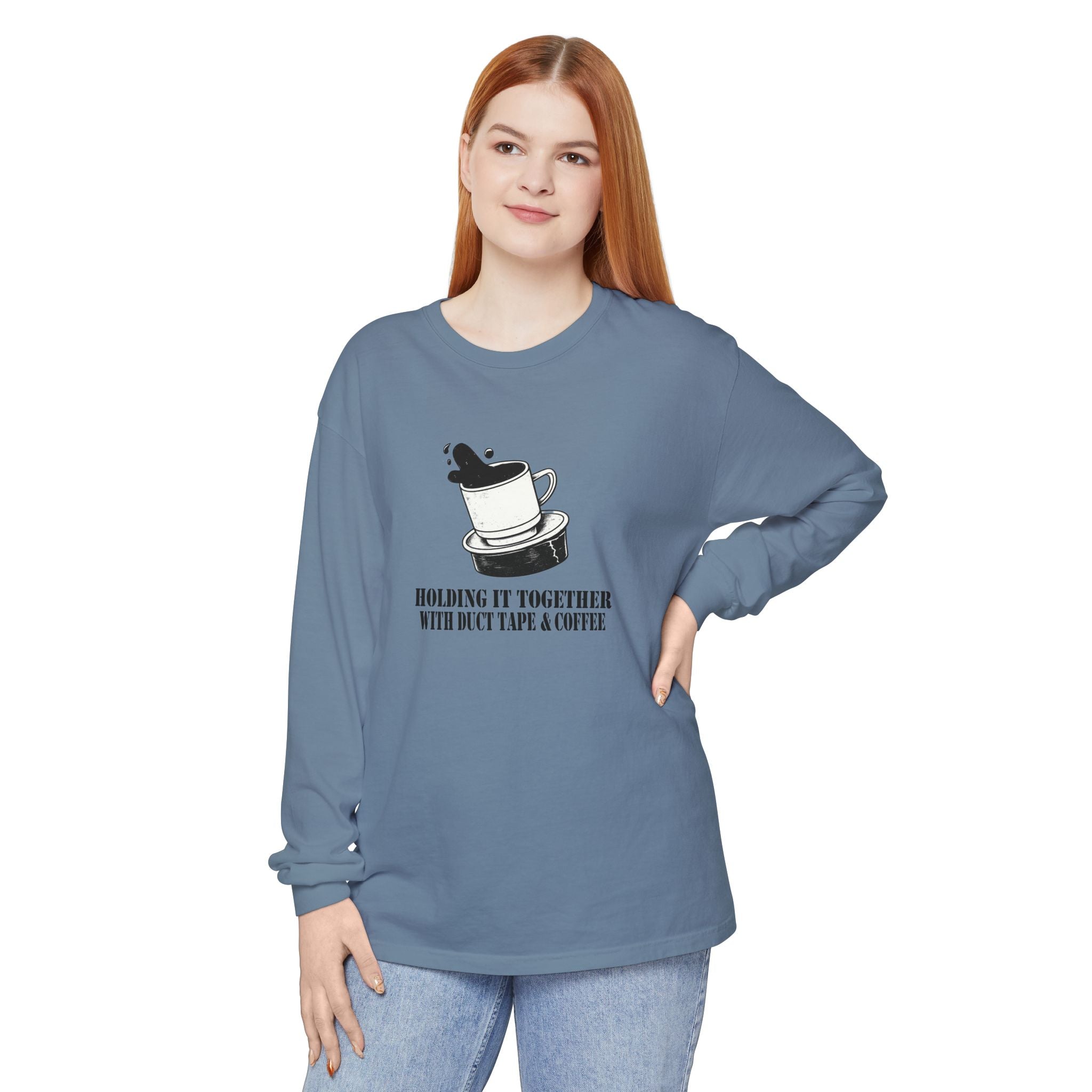 Graphic T-Shirt for Overworked People – Duct Tape and Coffee Shirt