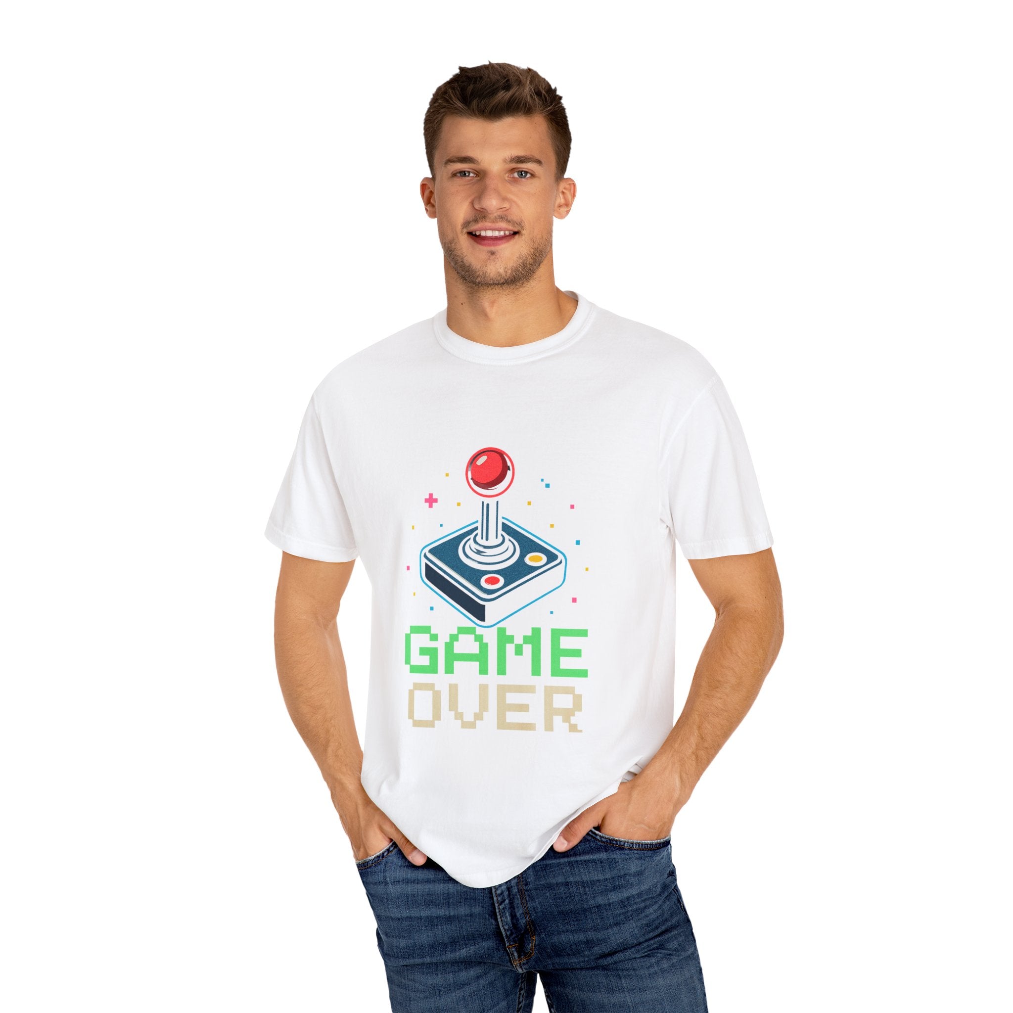 Retro Game Over T-Shirt, Unisex Video Game Tee, Gamer Gift, Casual Wear, Fun Retro Style