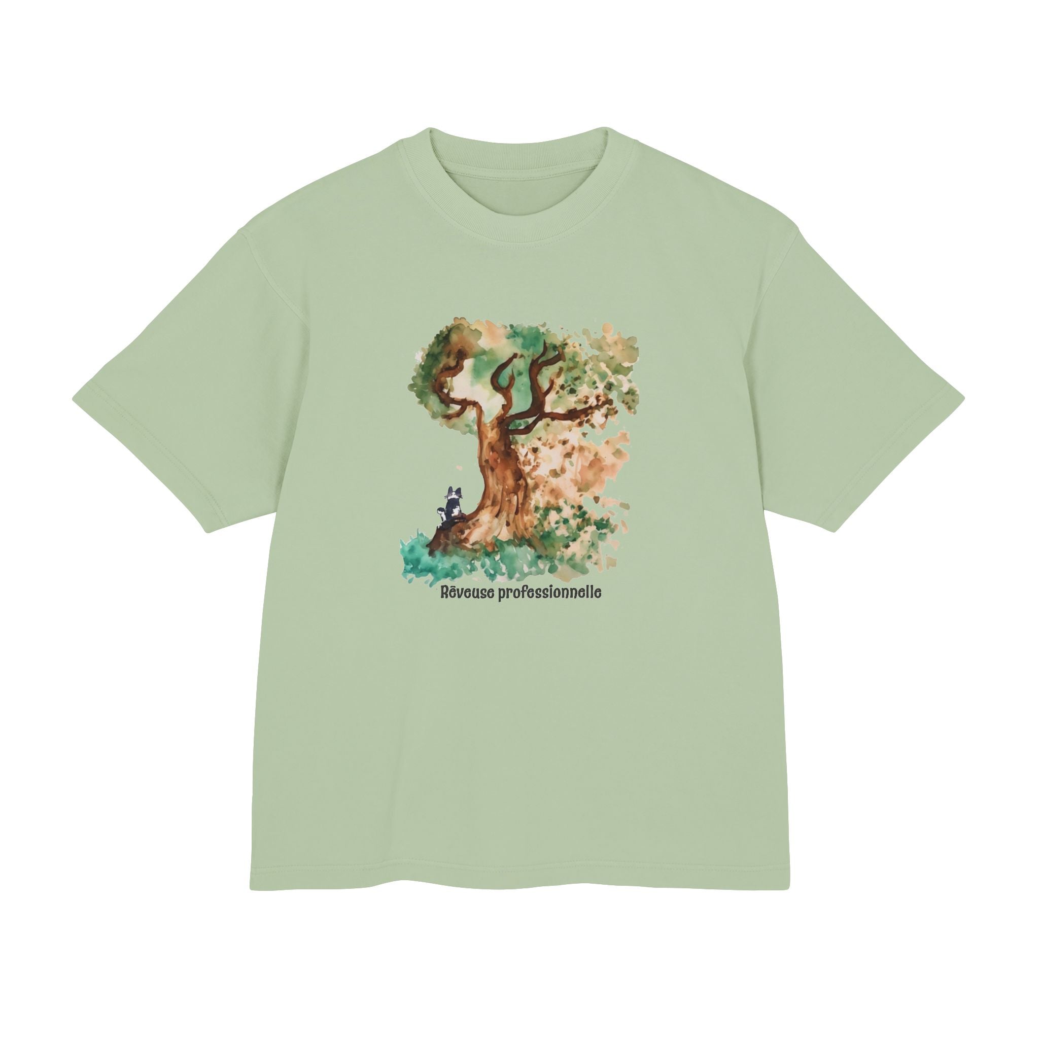 Tree Tee — T-shirt d'art "Rêveuse Professionnelle" à l'aquarelle