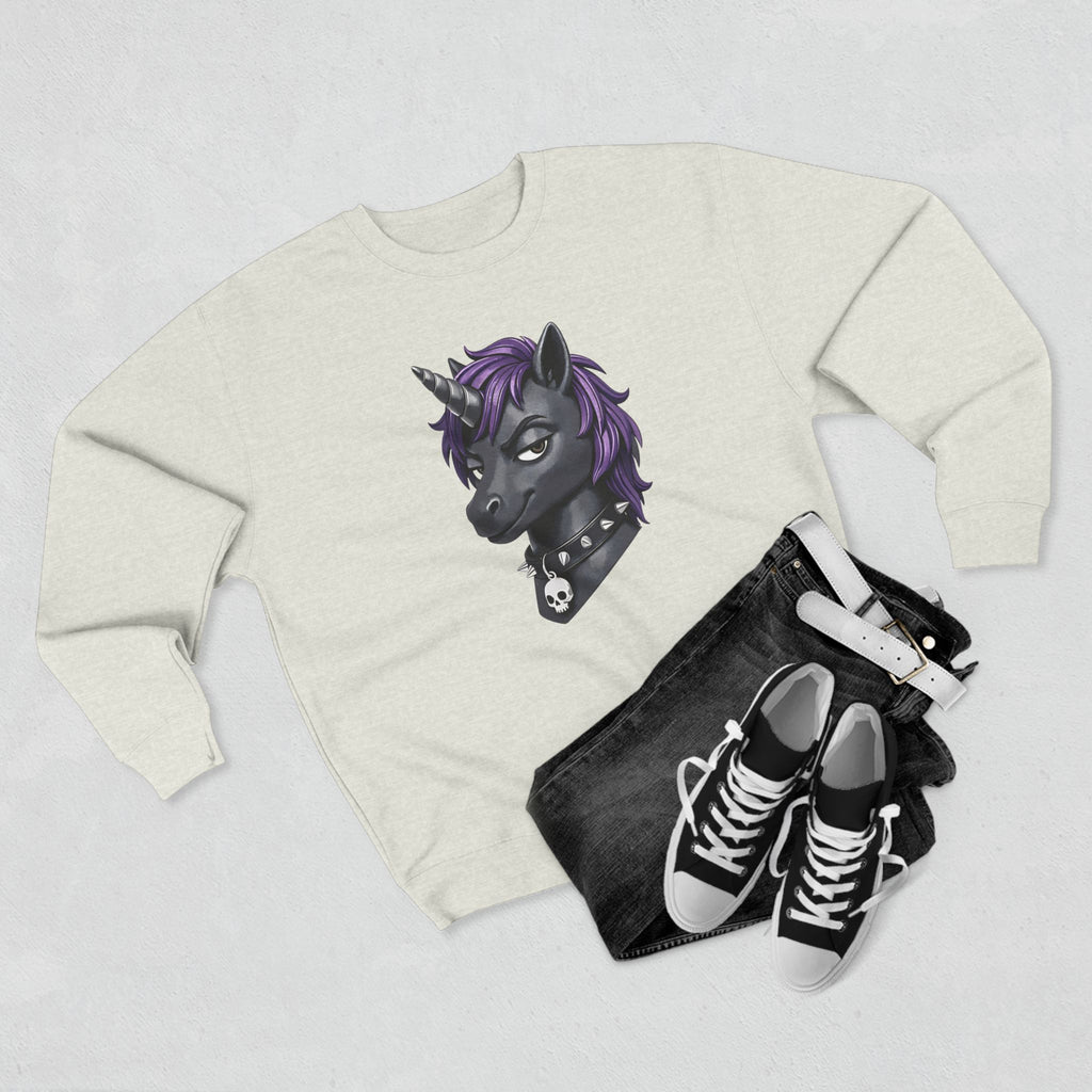Rebel Unicorn Unisex Crewneck Sweatshirt