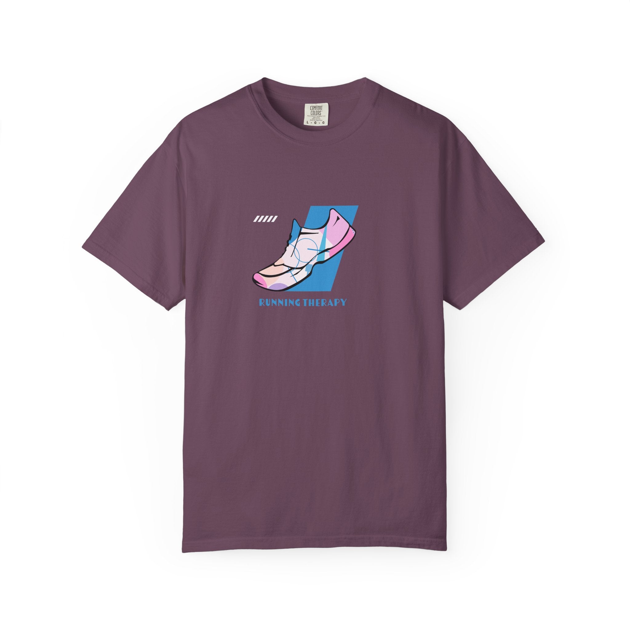 Runner Graphic T-Shirt — 'Running Therapy' Sneaker Tee
