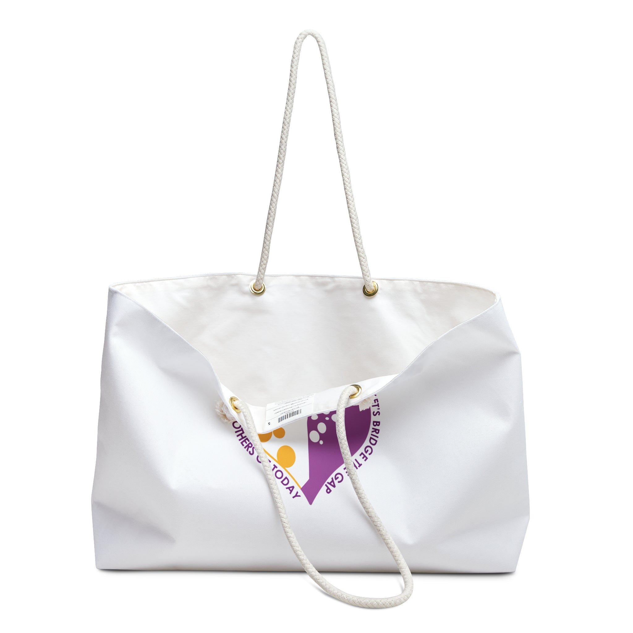 Weekender Bag — Grandmothers of Today Purple & Yellow Heart