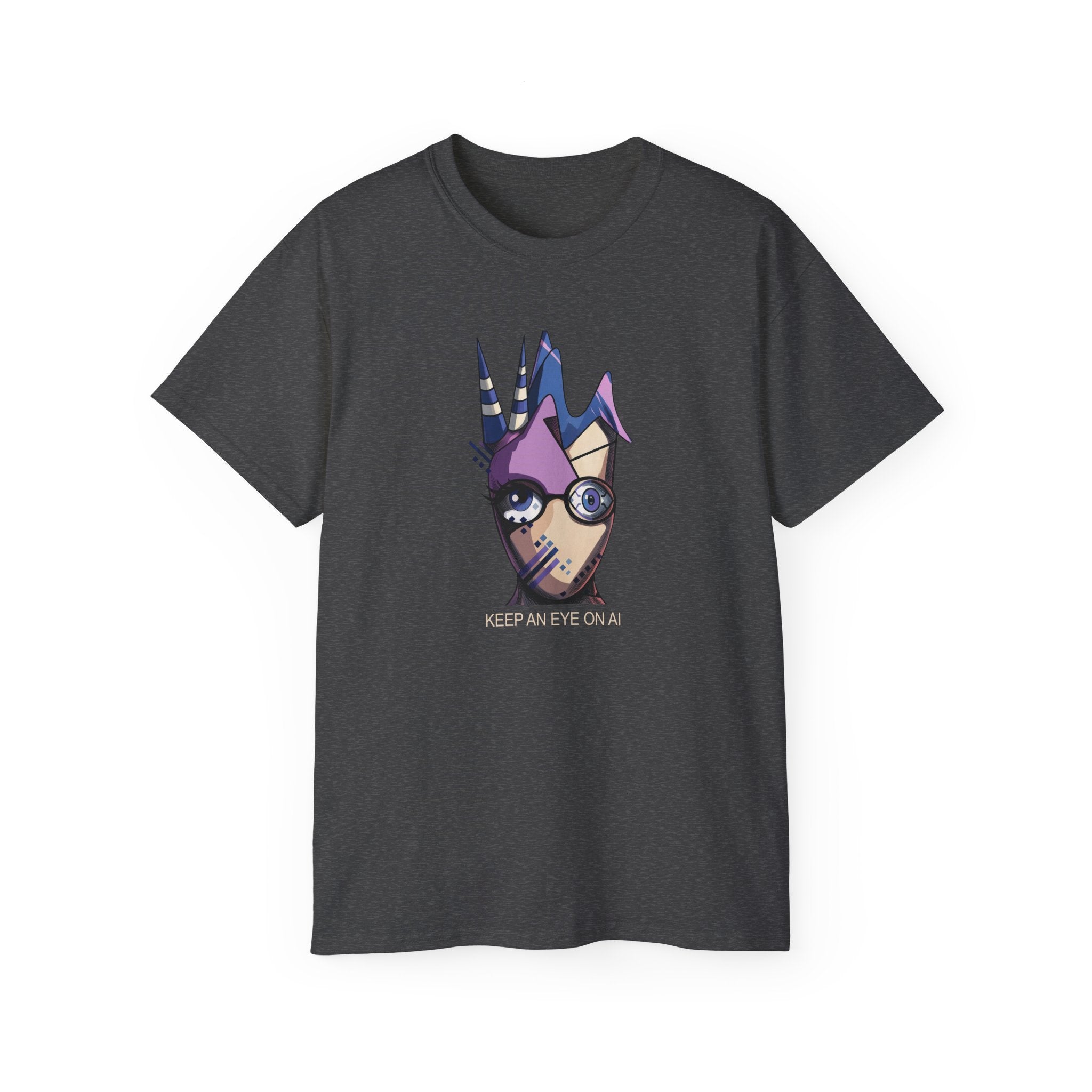 Keep An Eye On AI — Quirky Cyberpunk Graphic Tee