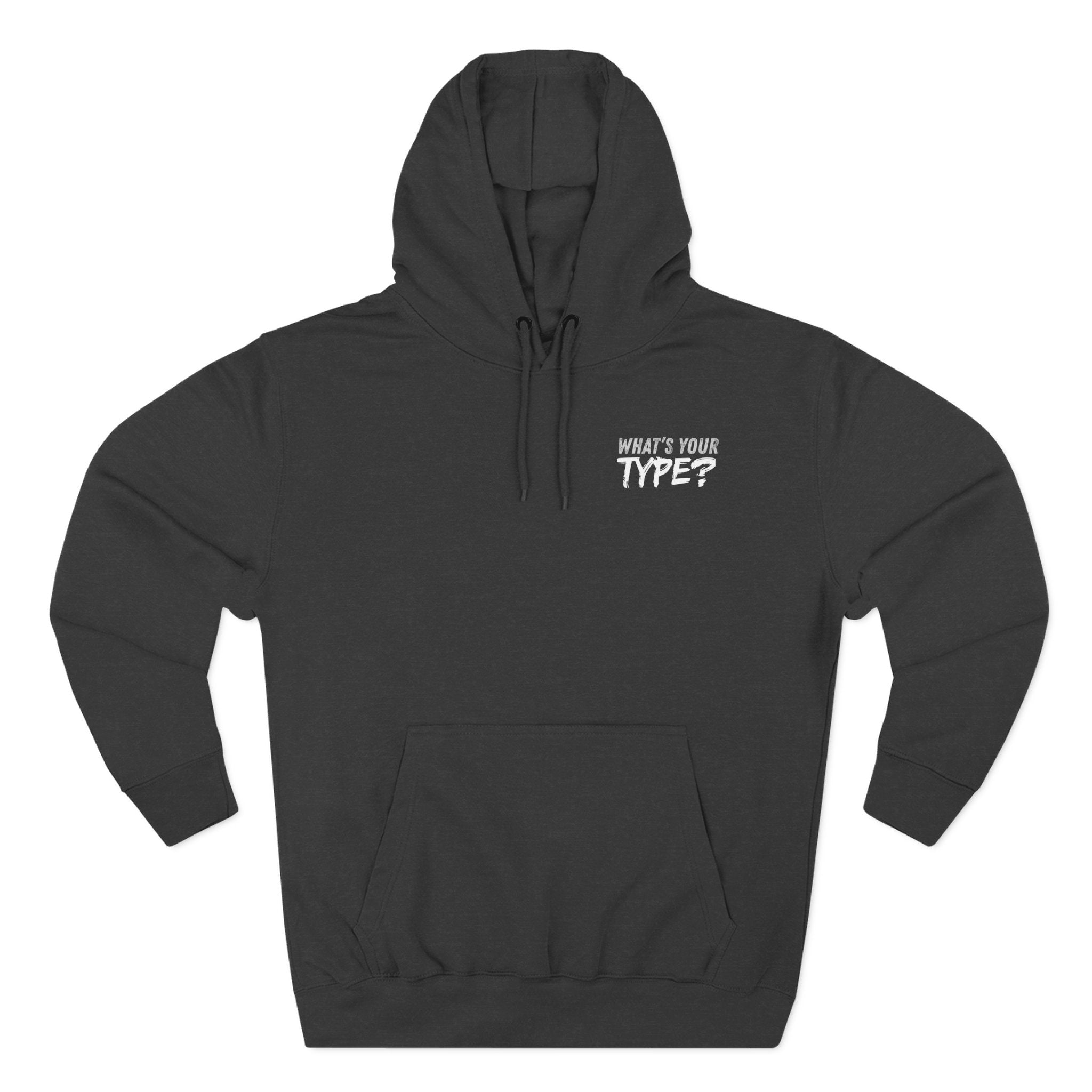Slightly Rebellious Cat Woman Hoodie — "What's Your Type ?"