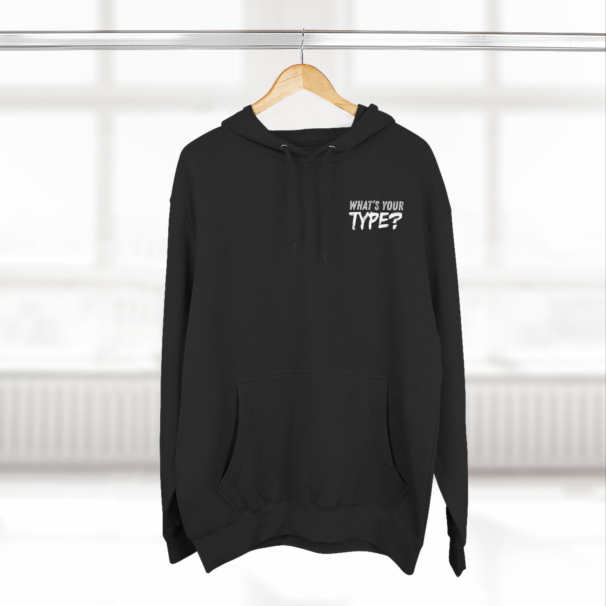 Slightly Rebellious Cat Woman Hoodie — "What's Your Type ?"
