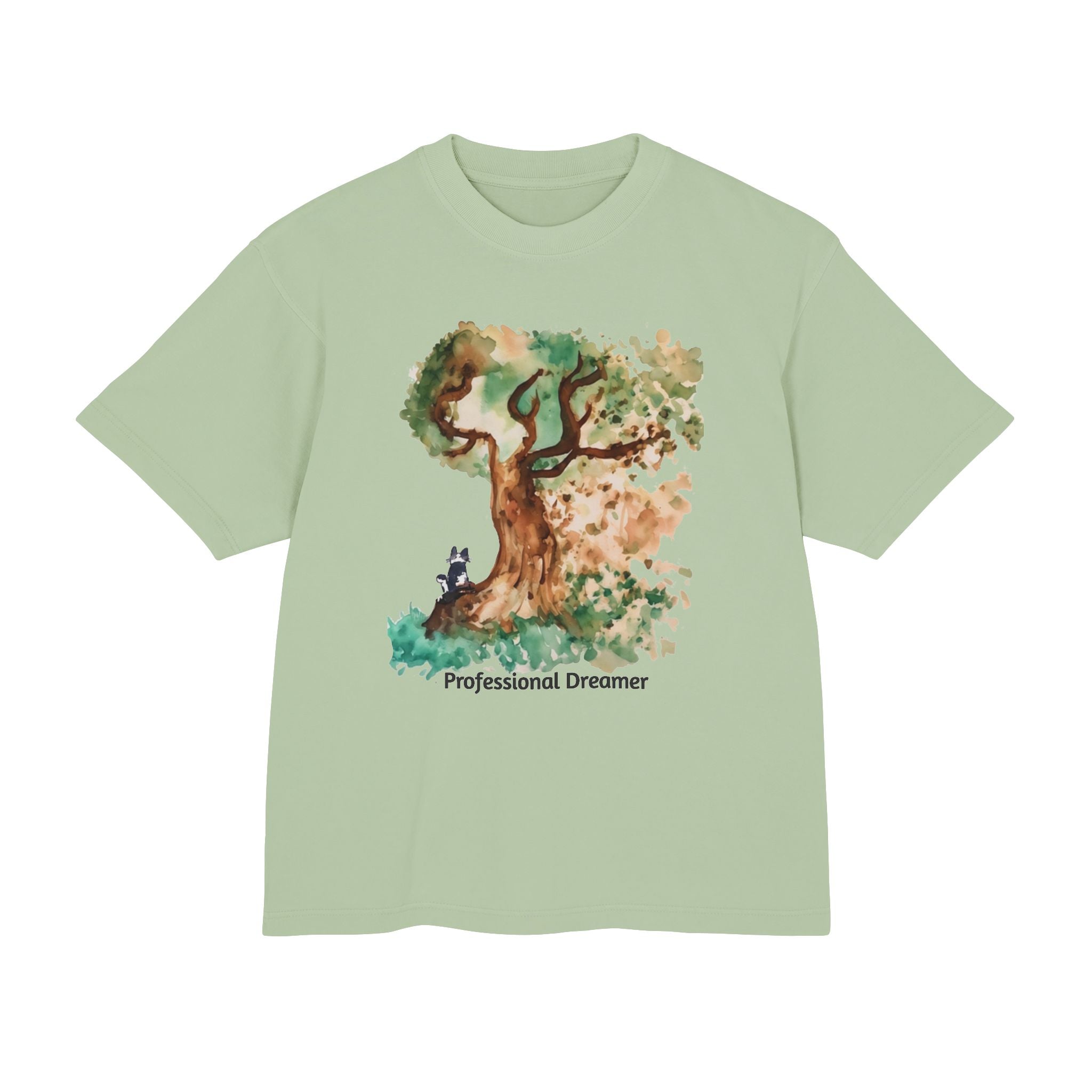 Tree Tee — T-shirt d'art aquarelle "Rêveuse professionnelle"