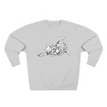 Unisex Minimal cat sweatshirt  and cat lovers