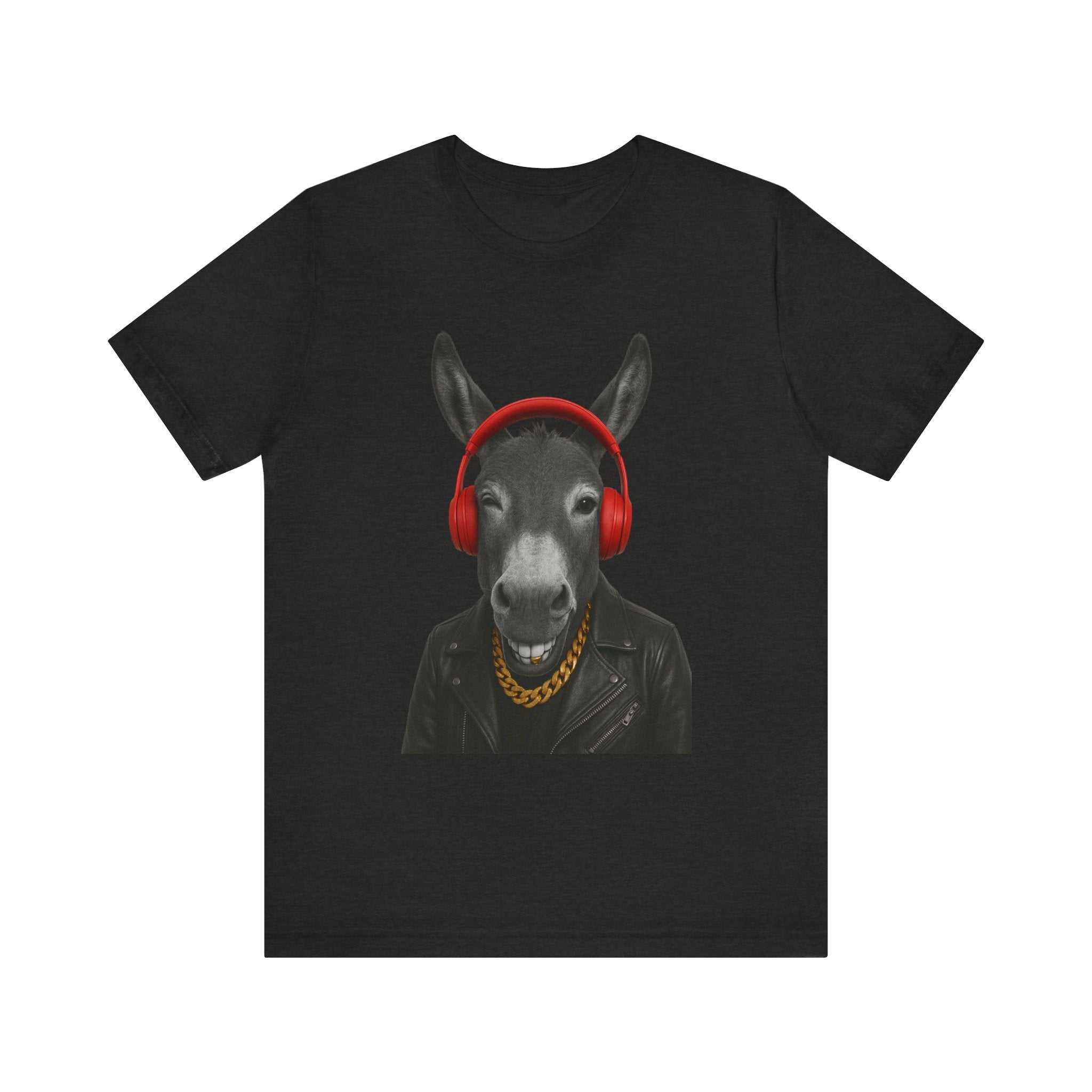 Cool Donkey Graphic Tee, Funny Animal T-Shirt, Music Lover Gift, Unique Casual Wear, Perfect for Birthdays and Parties