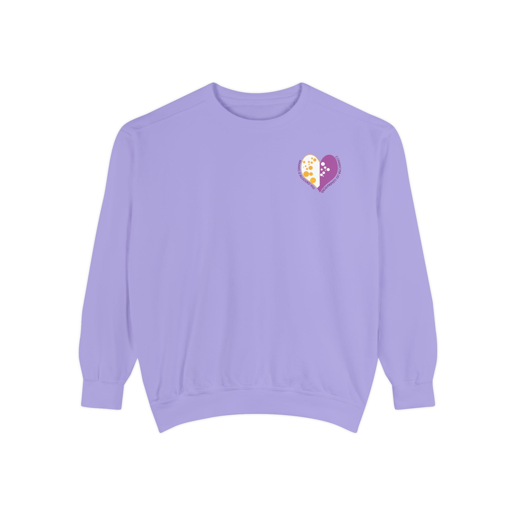 Heart Sweatshirt for Grandma – Minimal Gift for Modern Grandma - en Français