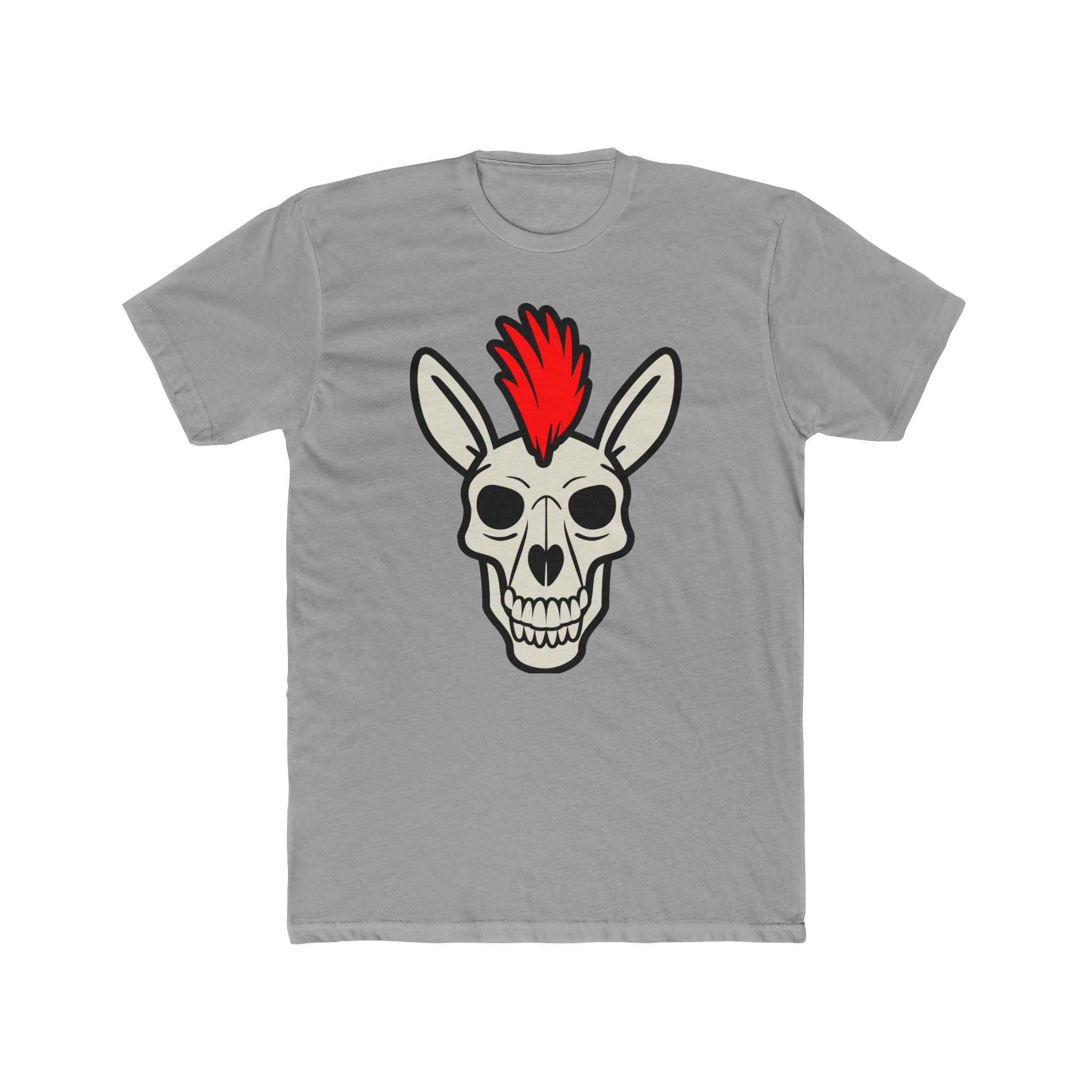 Punk Rock Skull Tee, Unisex Graphic T-Shirt, Casual Wear, Concert Outfit, Edgy Apparel, Perfect Gift for Music Lovers