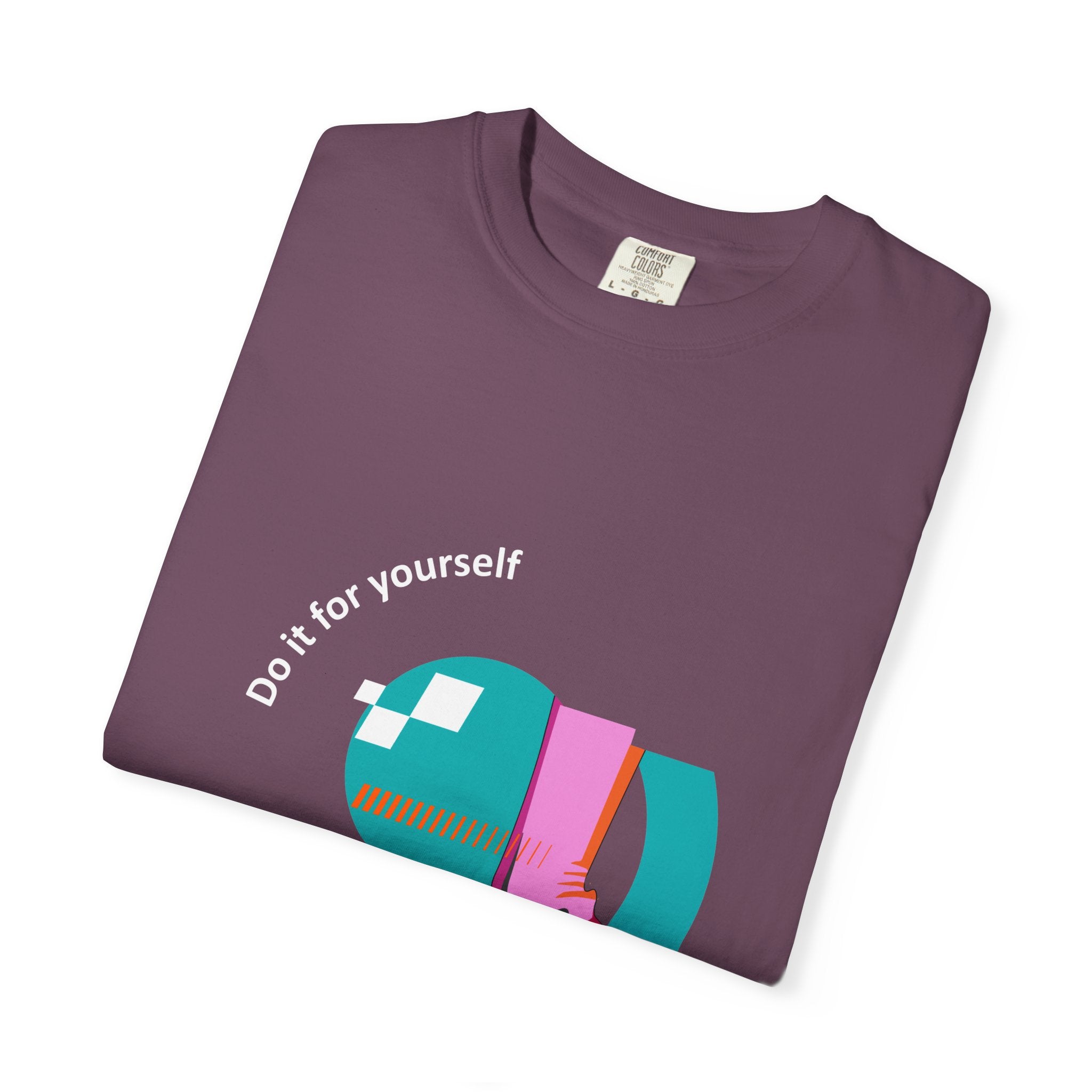 Sneaker Groove T-Shirt — Retro Pink & Teal Shoe Graphic