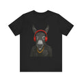 Cool Donkey Graphic Tee, Funny Animal T-Shirt, Music Lover Gift, Unique Casual Wear, Perfect for Birthdays and Parties