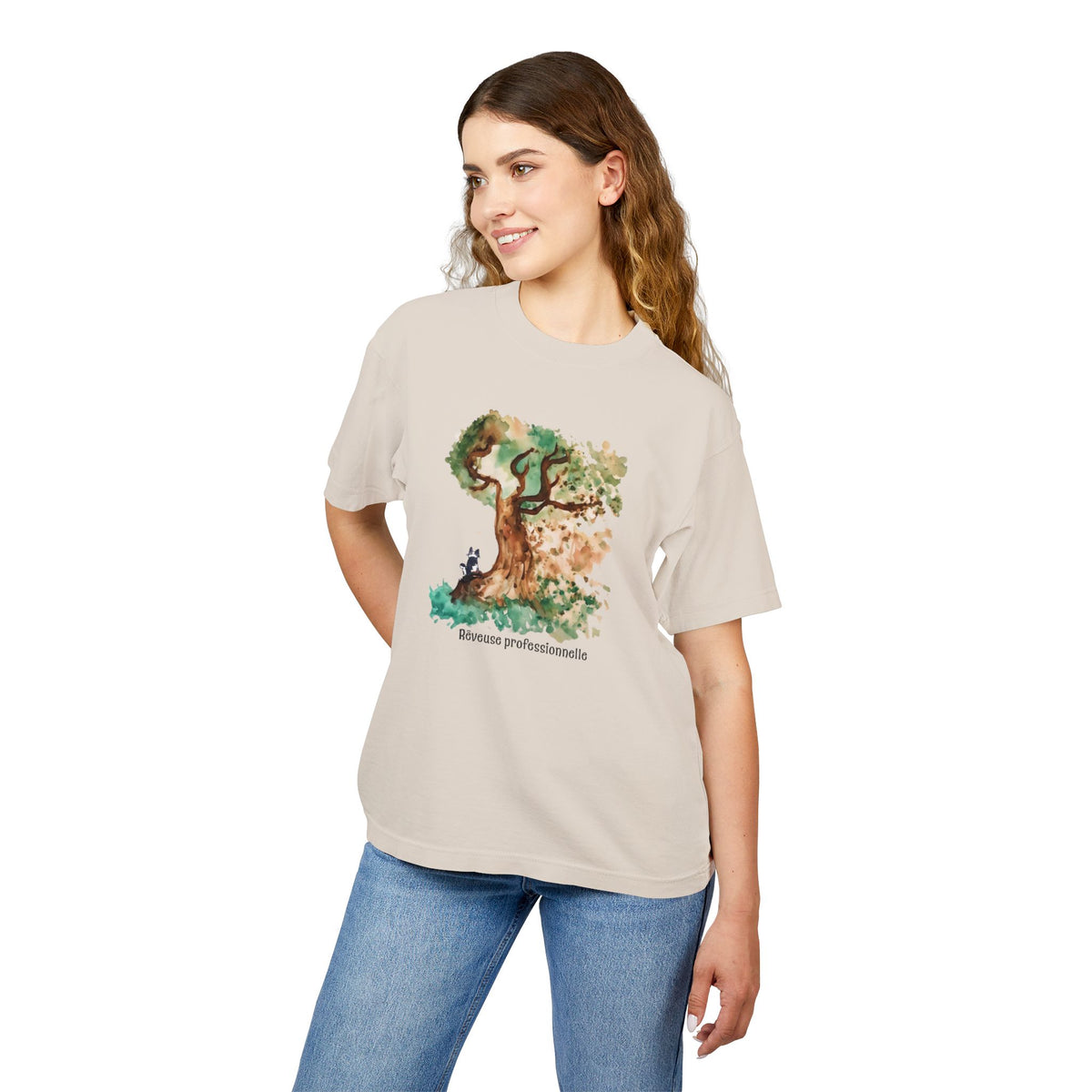 Tree Tee — "Rêveuse Professionnelle" Watercolor Art T-Shirt