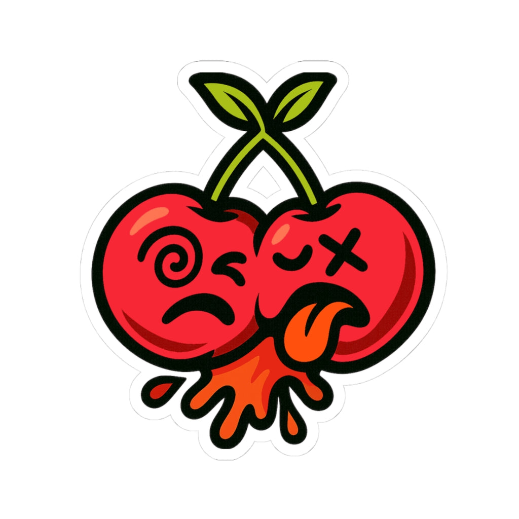 Crush Cherries Sticker — Cute & Edgy Decal