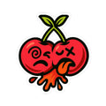Crush Cherries Sticker — Cute & Edgy Decal