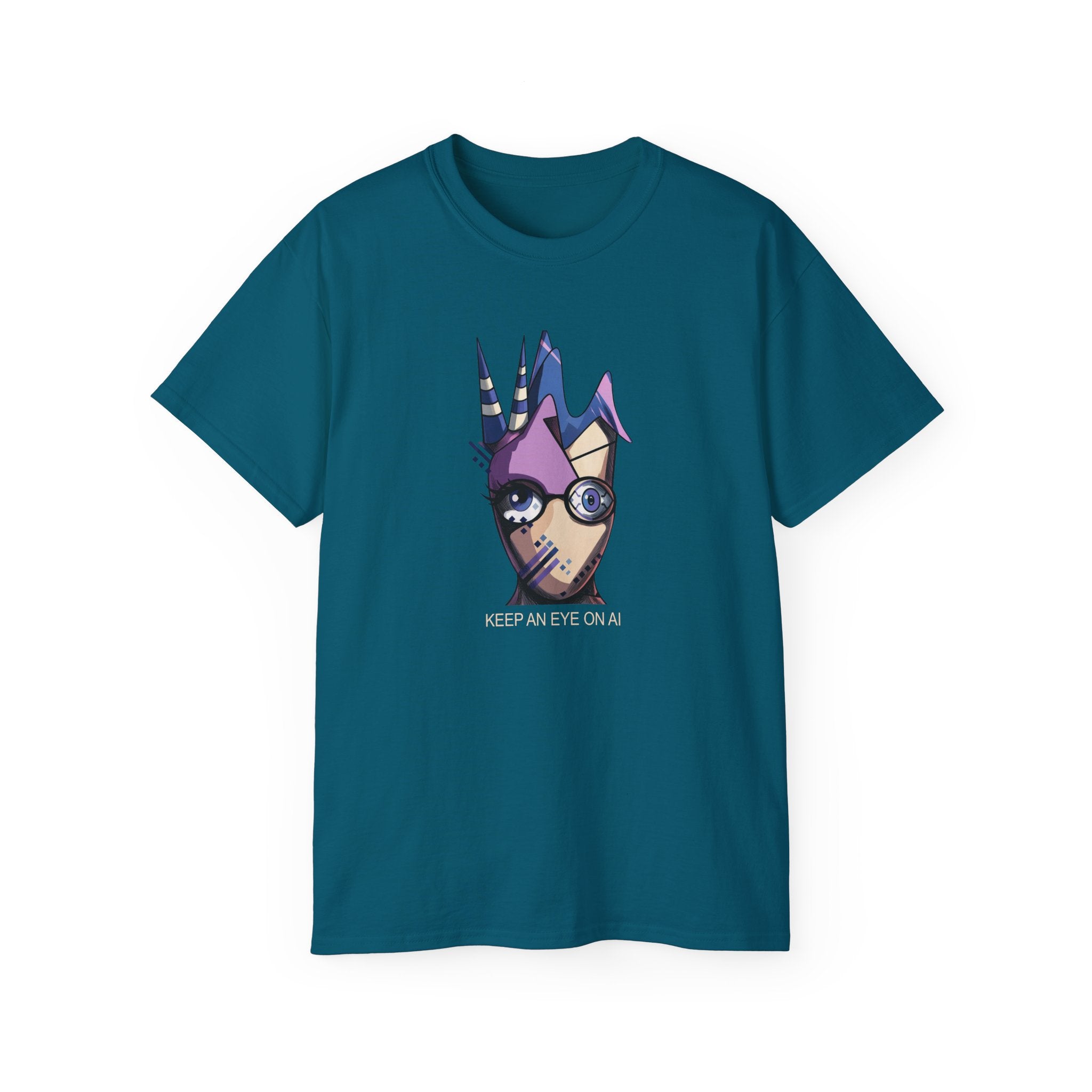 Keep An Eye On AI — Quirky Cyberpunk Graphic Tee